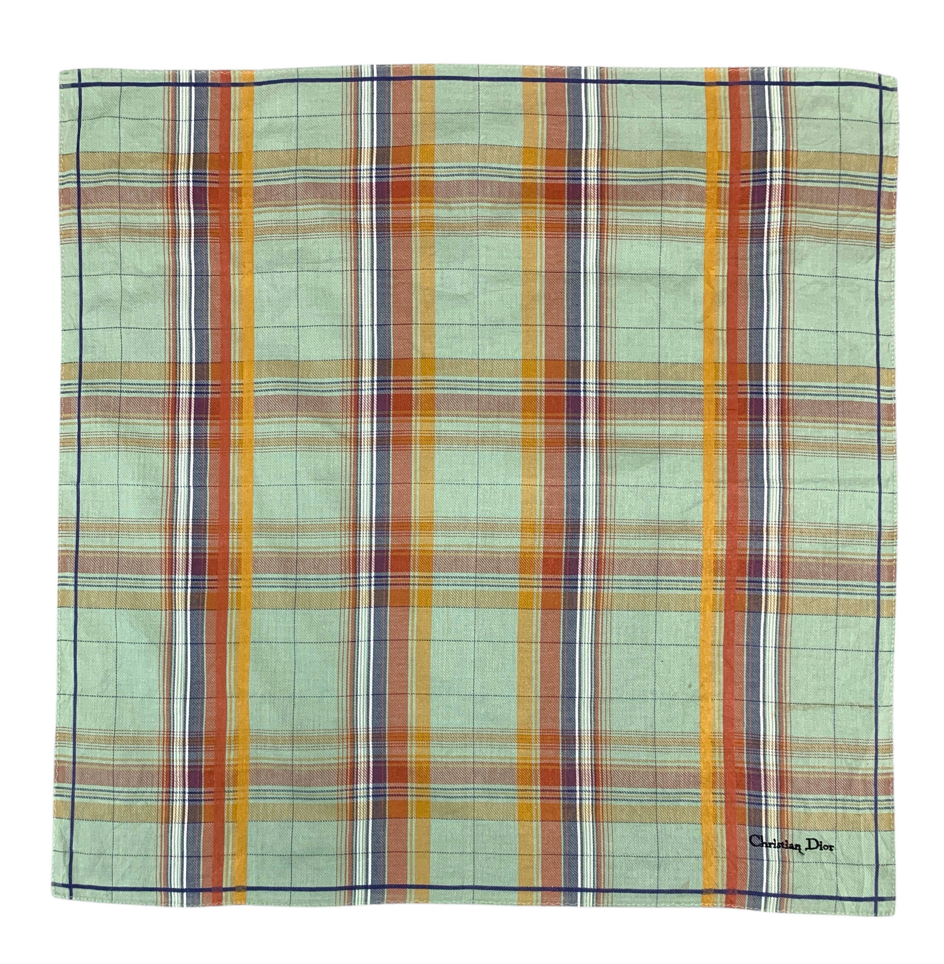 Christian Dior Monsieur × Vintage Vintage Christian Dior Neckerchief/ Handkerchief - HKA911 Size ONE SIZE - 2 Thumbnail