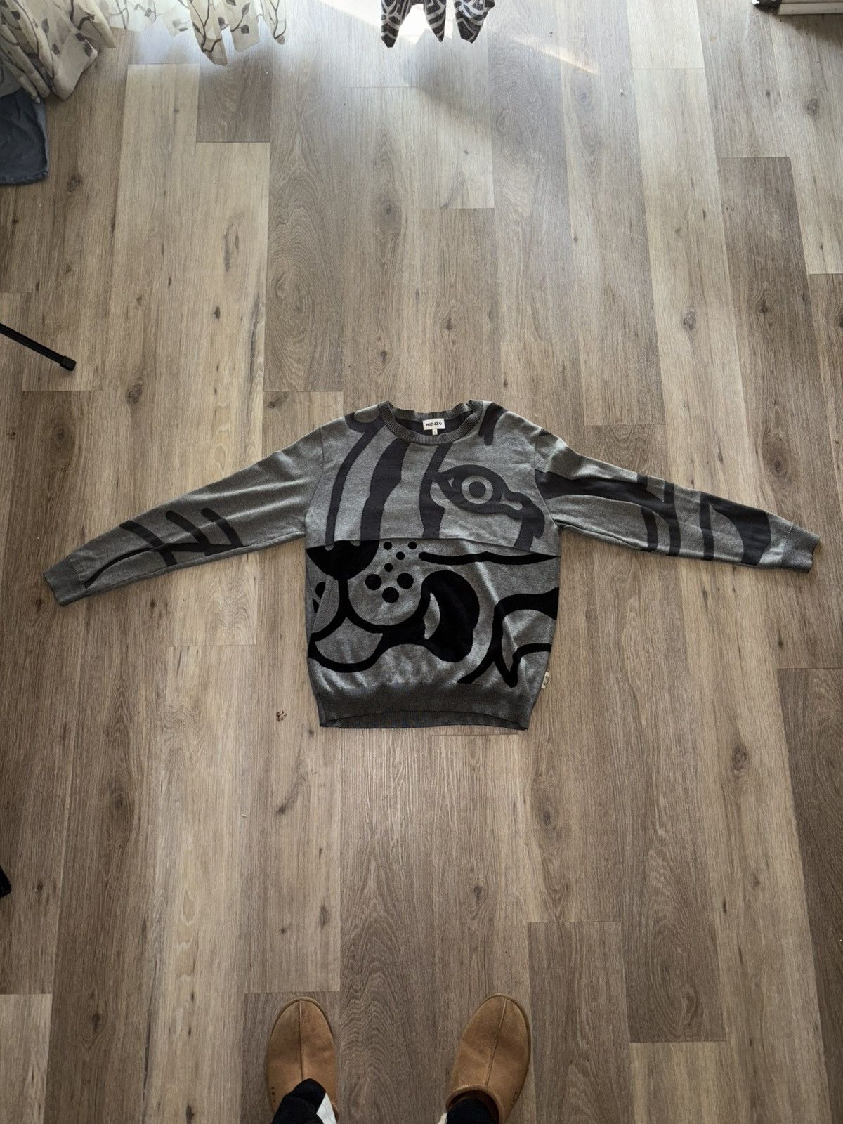 Kenzo abstract tiger-print sweatshirt Size US M / EU 48-50 / 2 - 1 Thumbnail