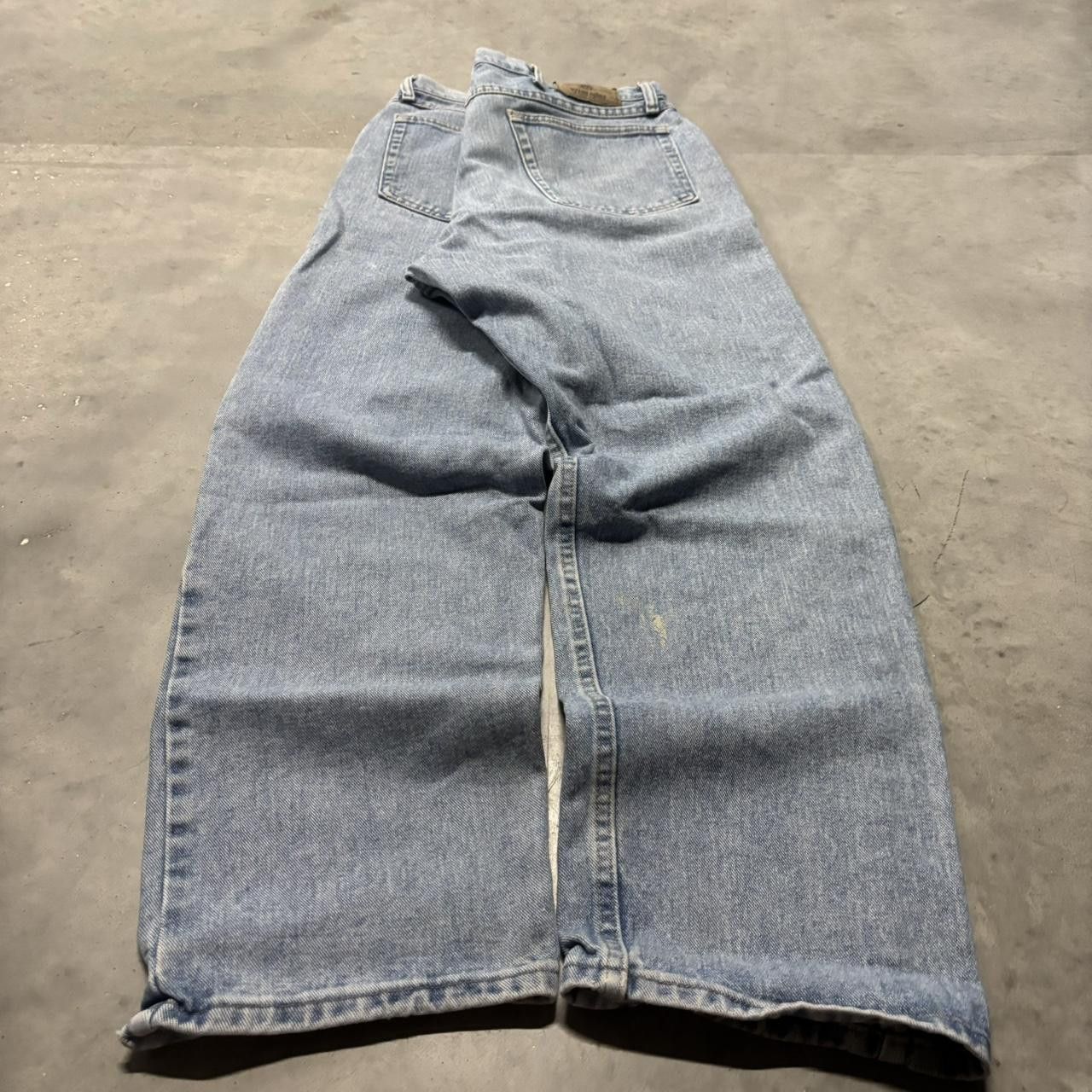 Japanese Brand × Vintage Crazy Vintage Y2K/2000s Grunge Light Wash Skater Denim Jeans! Size US 36 / EU 52 - 4 Thumbnail