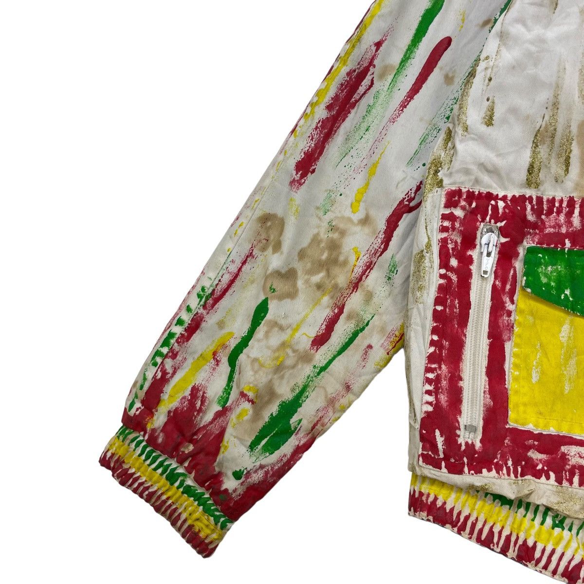 Handmade Custom Made Garfield Rastafari Bob Marley Jacket Size M / US 6-8 / IT 42-44 - 7 Thumbnail