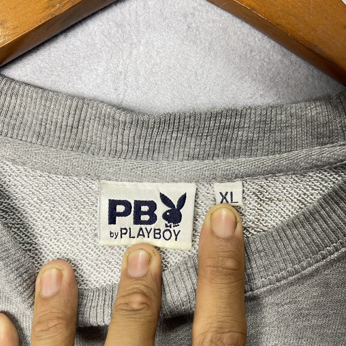 Playboy Vintage PB by Playboy Logo Crewneck Sweatshirt Size US XL / EU 56 / 4 - 8 Thumbnail