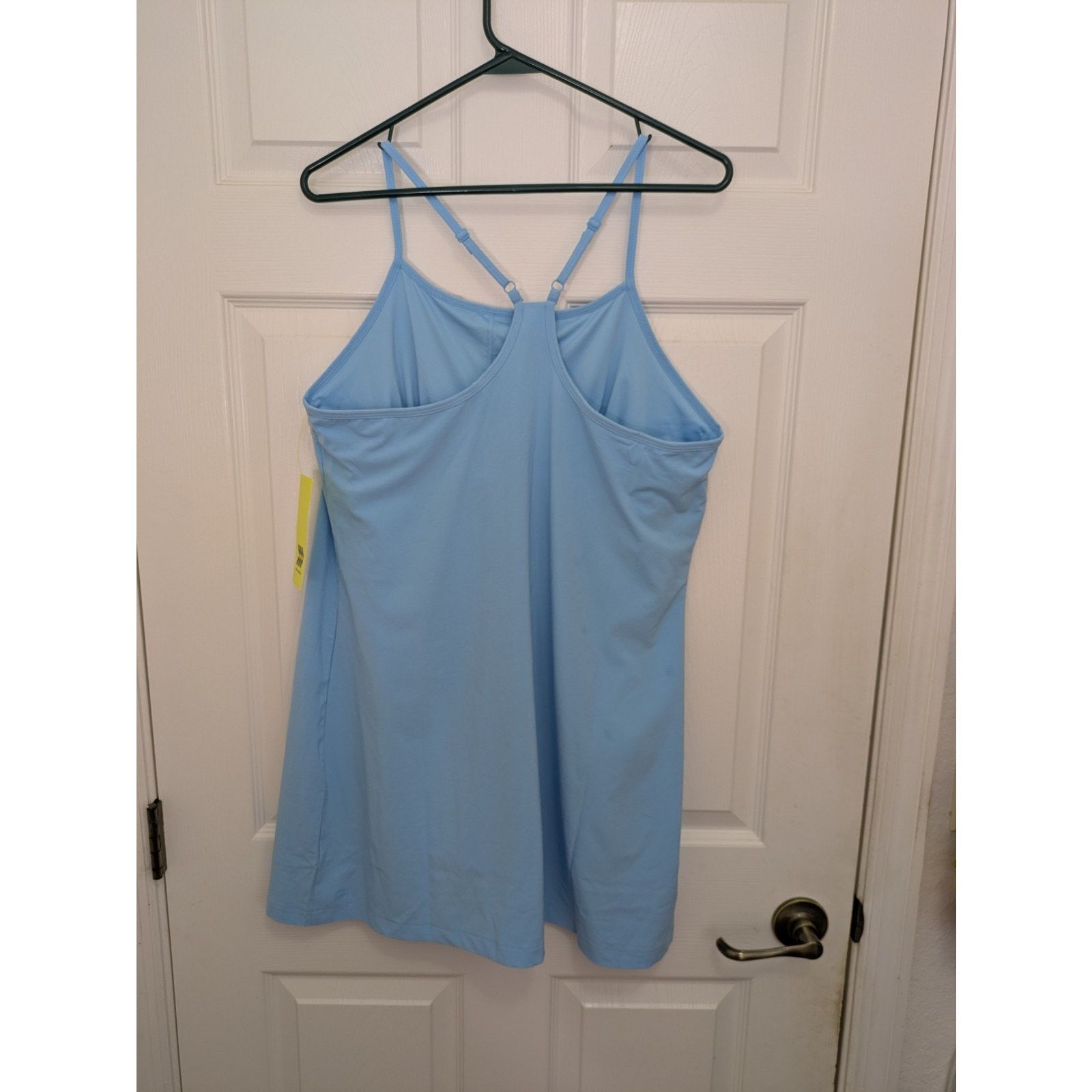 Target Basics Womens Flex Strappy Active Dress Lt Blue Inner Pockets Large Size L / US 10 / IT 46 - 3 Thumbnail