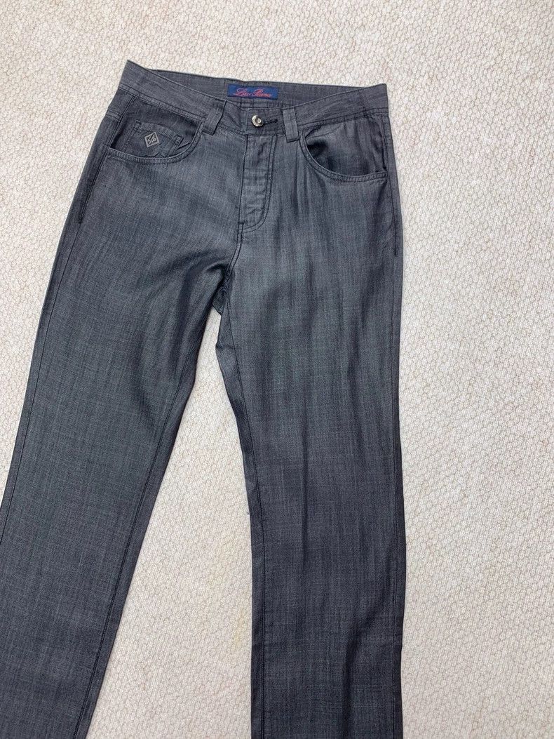Loro Piana LORO PIANA Light gray denim men's pants Size US 31 - 3 Thumbnail