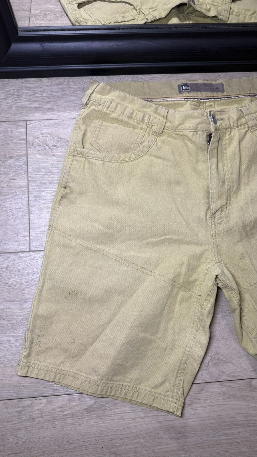 Rei Y2K 2000s REI Pastel Yellow Shell 100% Organic Cotton Cargo Size US 34 / EU 50 - 5 Thumbnail