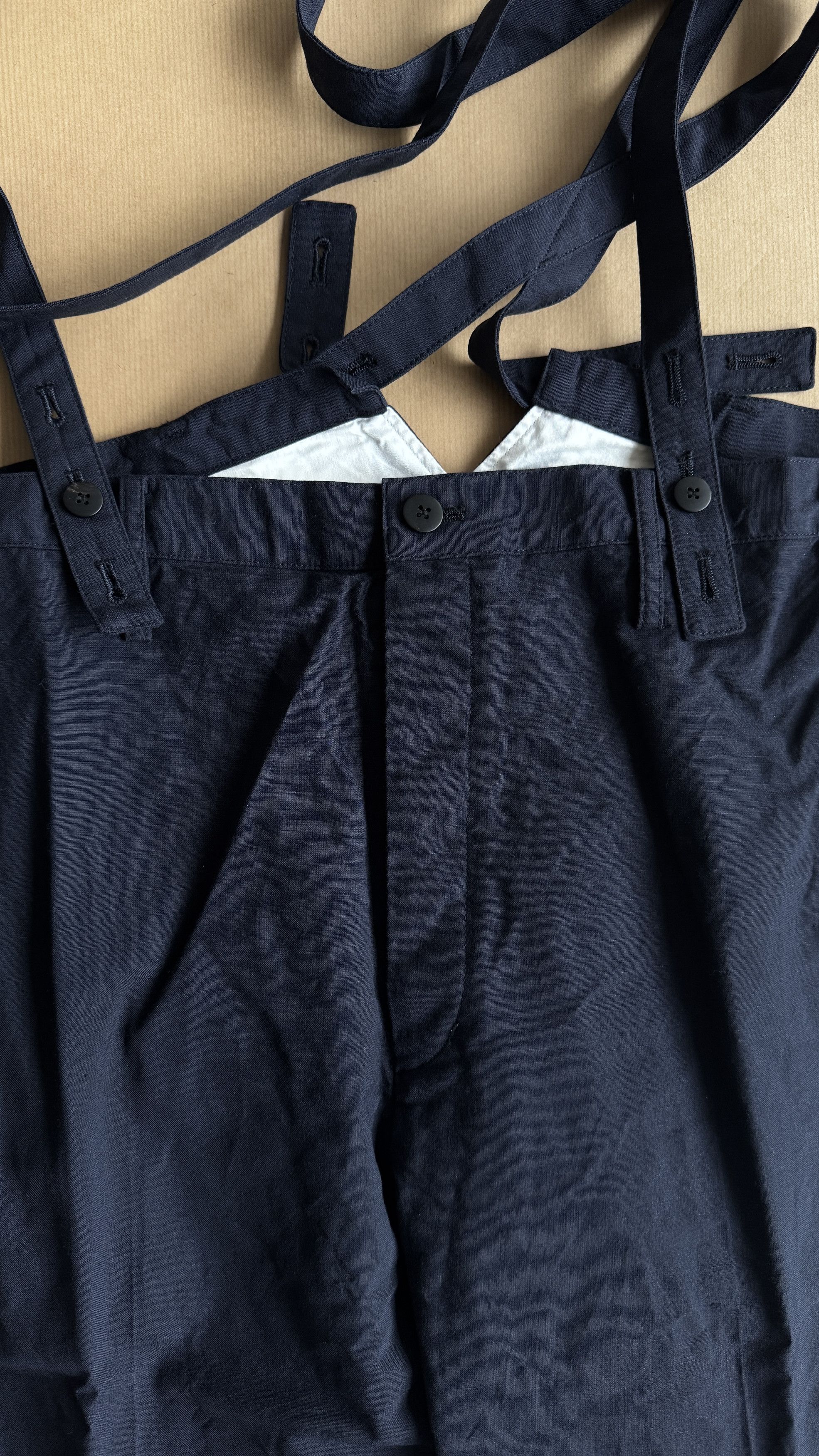 Visvim aa . 2 . as new . TRAVAILLER WOOL LINEN BRACES PANTS(W / L) Size US 34 / EU 50 - 16 Thumbnail