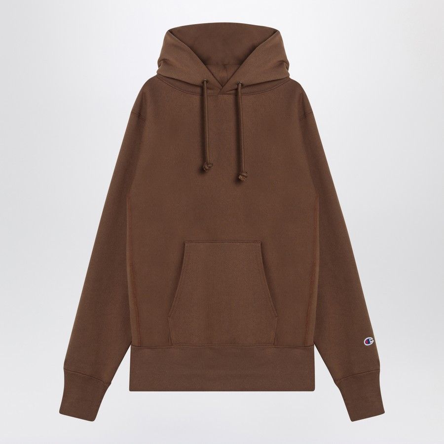 o1d2blof0226 Cotton Hoodie in Brown