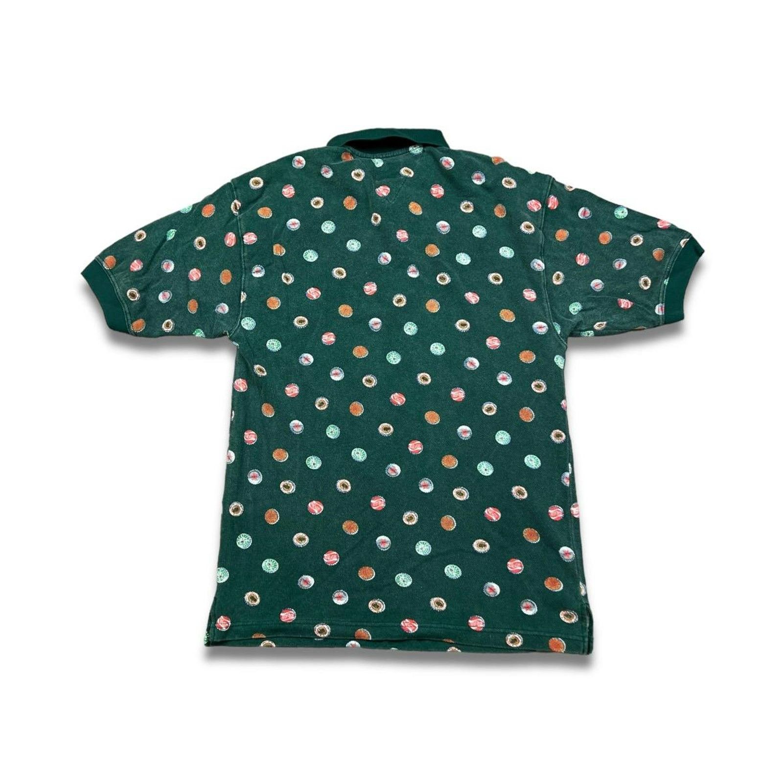Coca Cola × Heineken × Vintage Vintage 90s Coke & Beer Bottle Cap Shirt Large AOP Polo Size US L / EU 52-54 / 3 - 3 Thumbnail