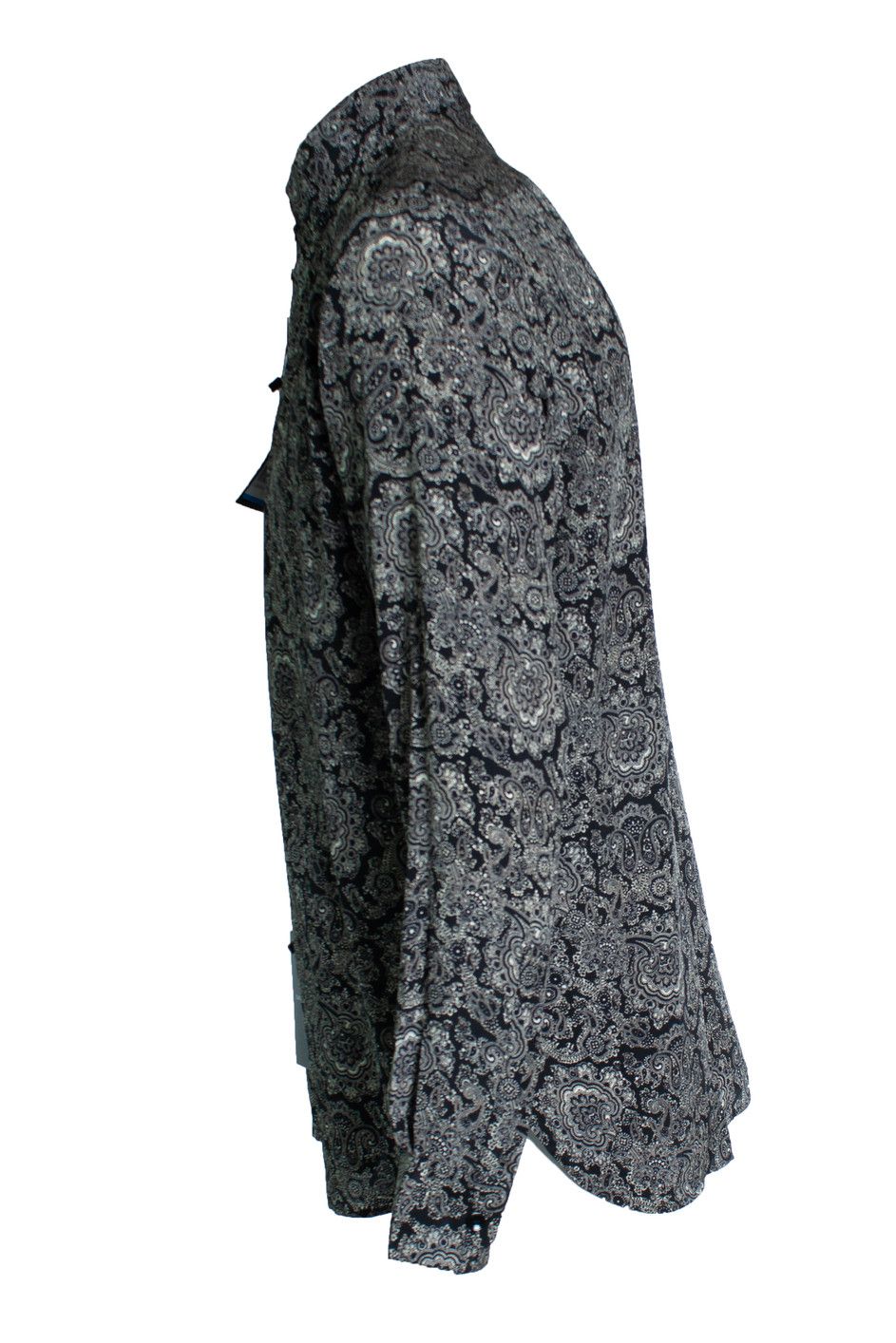 Saint Laurent Paris Saint Laurent, Black paisley printed shirt 2018 Size US S / EU 44-46 / 1 - 3 Thumbnail