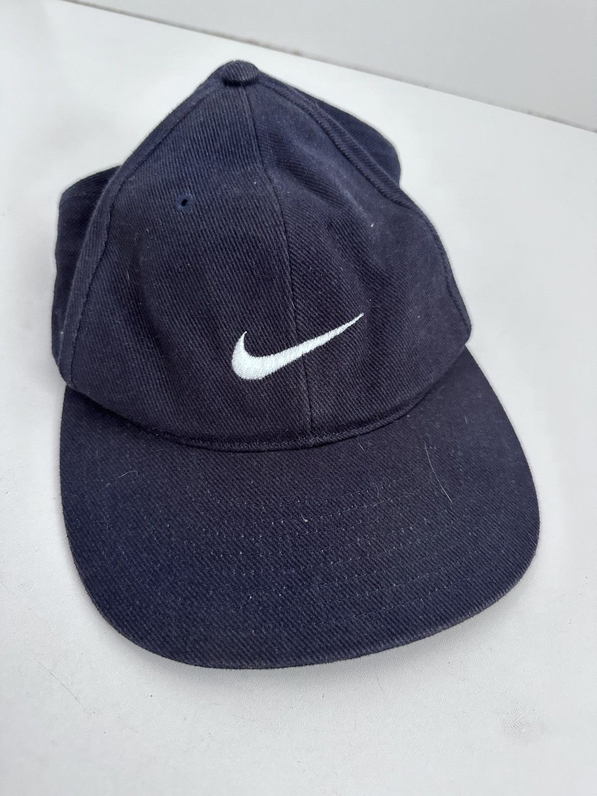 Nike Nike Vintage Cap Hat Swoosh Blue Size ONE SIZE - 1 Thumbnail
