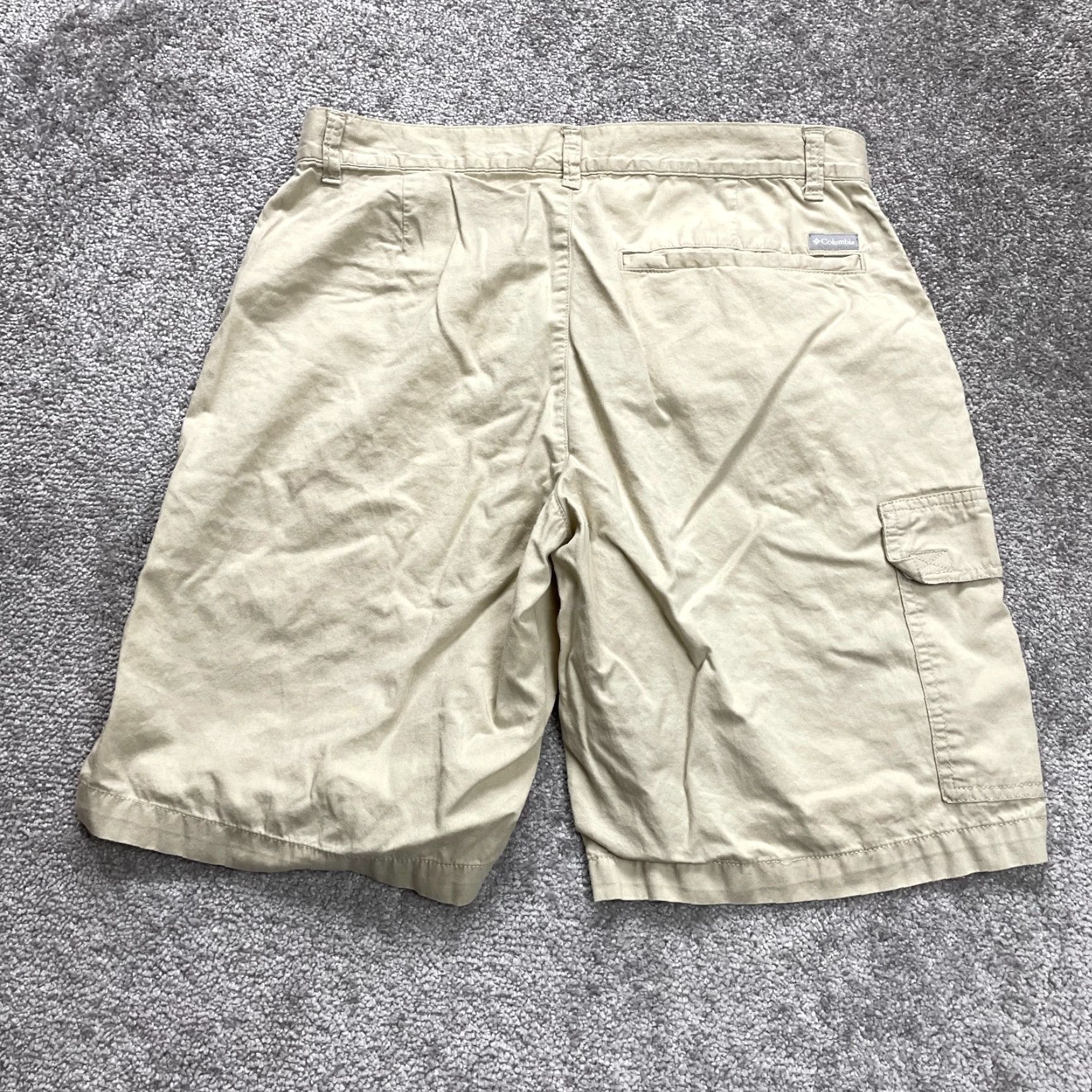 Vintage VINTAGE Columbia Cargo Shorts Men 32 Brown Cotton Flat Front Outdoor Casual 32x9 Size US 32 / EU 48 - 2 Thumbnail