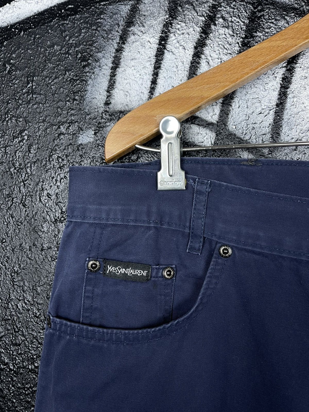 Yves Saint Laurent Vintage Yves Saint Laurent Blue Trousers Men’s Pants Size 40 Size US 40 / EU 56 - 9 Thumbnail