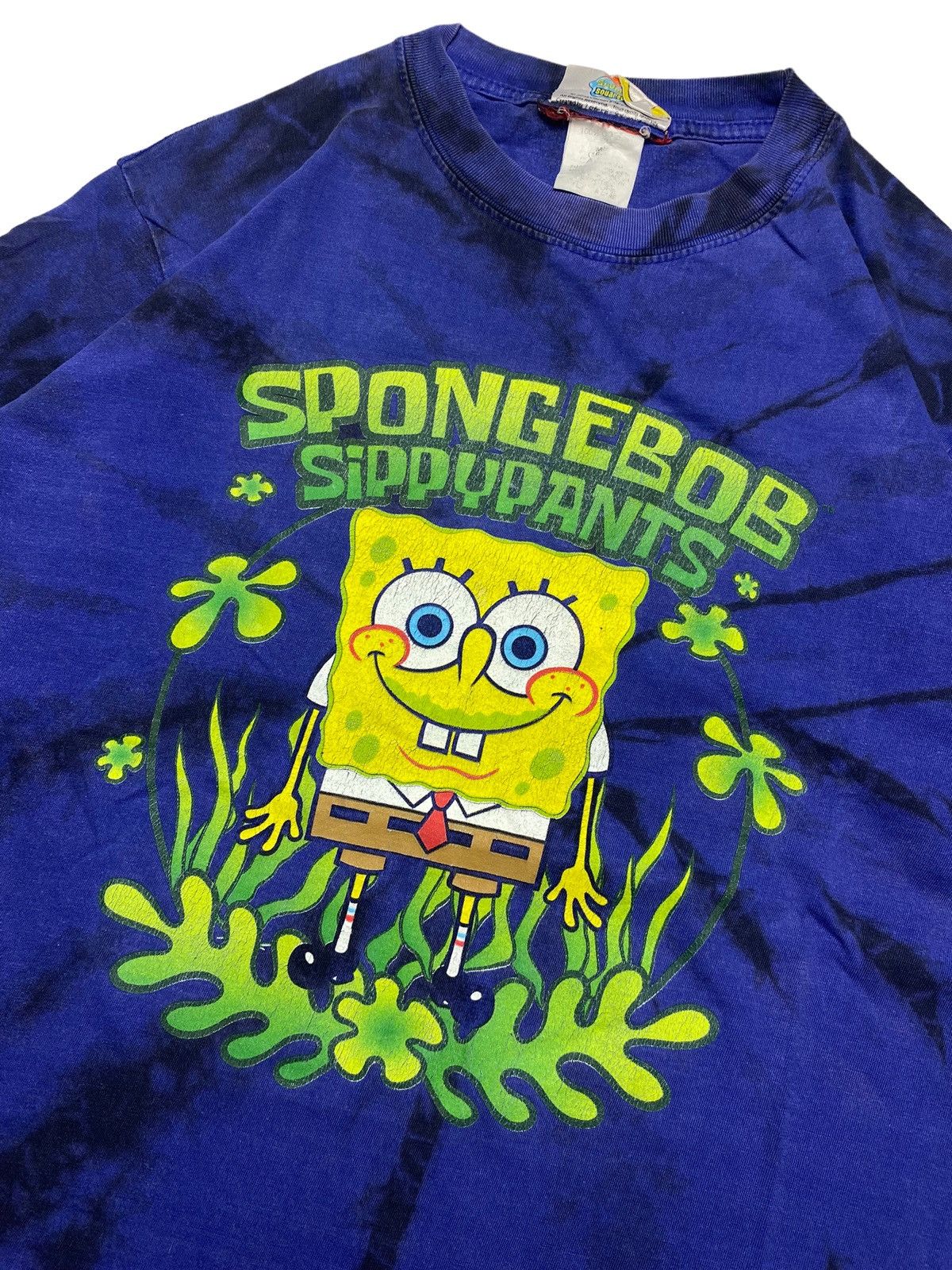 Nickelodeon × Vintage 2004 Spongebob Squarepants T-Shirt Size US M / EU 48-50 / 2 - 2 Thumbnail