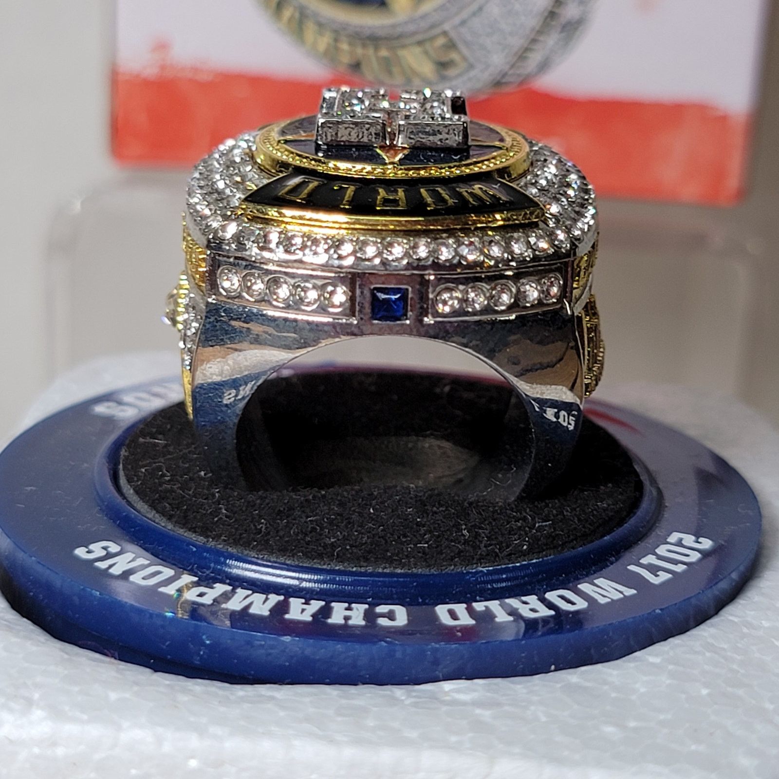 Other Houston Astros 2017 World Champs Replica Ring w/Box-Size 12 Size ONE SIZE - 5 Thumbnail