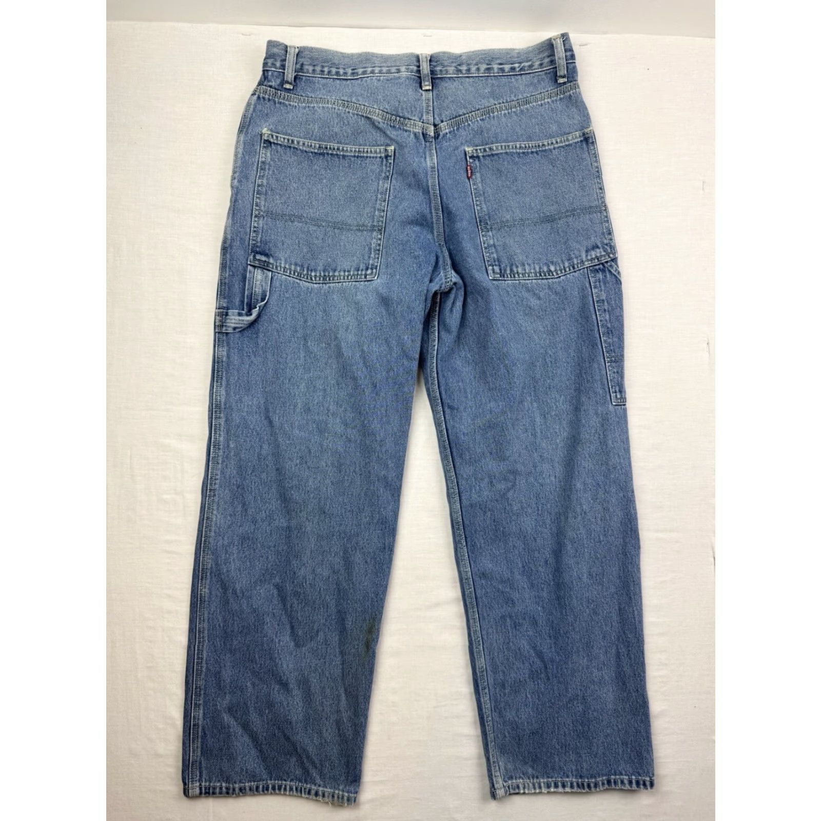 Levi's VINTAGE Levi's Carpenter Jeans Men 34x32 Blue Wide-Leg Relaxed Baggy Y2K Grunge 90s Punk Hip Hop Jeans Mens Size US 34 / EU 50 - 3 Thumbnail