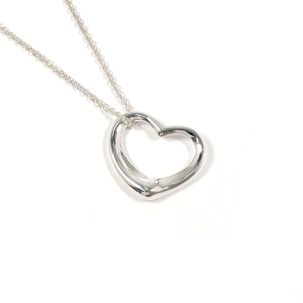 Tiffany & Co. Tiffany & Co. Tiffany & Co. Open Heart Elsa Peretti Silver Necklace Precious Metal Necklace DUTY FREE for USA Size ONE SIZE - 1 Thumbnail