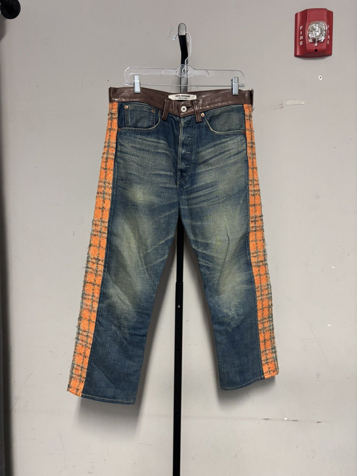 Junya Watanabe Junya Watanabe 2013 Hybrid Denim/Tweed Pants Size 34" / US 12 / IT 48 - 1 Thumbnail