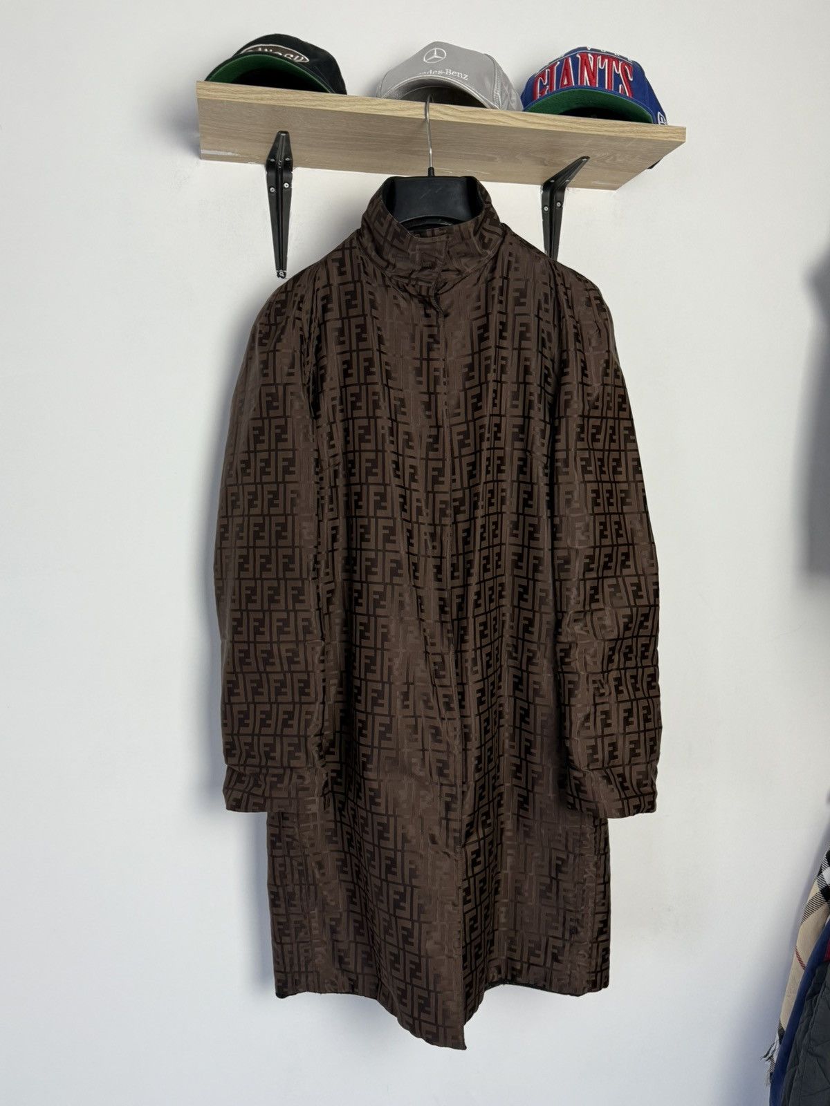 Fendi × Vintage Fendi monogram trench coat jacket vintage bilateral Size US S / EU 44-46 / 1 - 1 Thumbnail