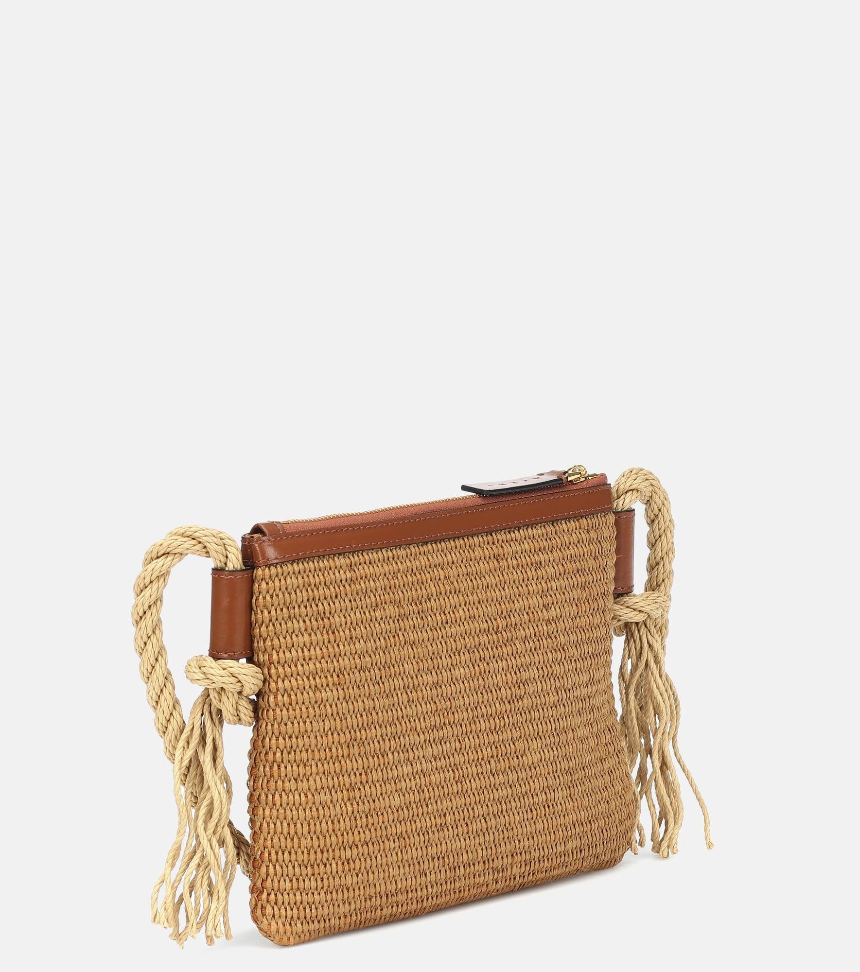Marni o1f1d3z0525 Size: OS / Cotton- Blend Crossbody Bag in Beige Size ONE SIZE - 5 Thumbnail
