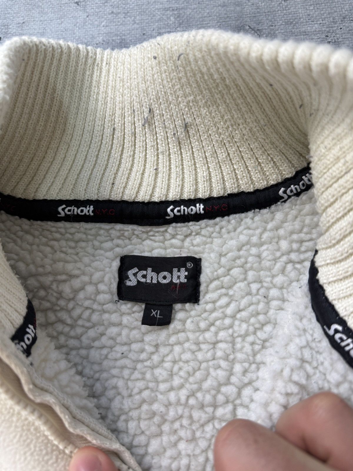 Schott Vintage 90s Schott Zip Hoodie Military Ninja Style Y2K Rare Size US XL / EU 56 / 4 - 10 Thumbnail