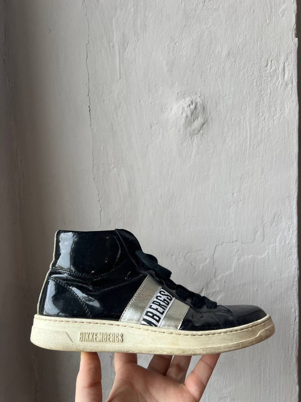 Dirk Bikkembergs DIRK BIKKEMBERGS RARE PATERN LEATHER BLACK TRAINER BOOTS 37 Size US 7 / IT 37 - 2 Thumbnail