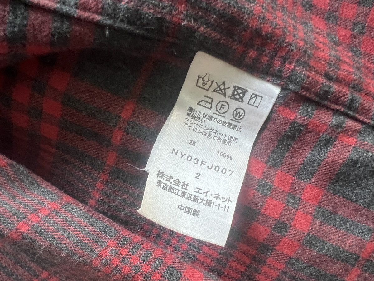 Ne-Net Ne-net : Plaid Tartan Red Black Pattern Cat Nya Size US M / EU 48-50 / 2 - 13 Thumbnail