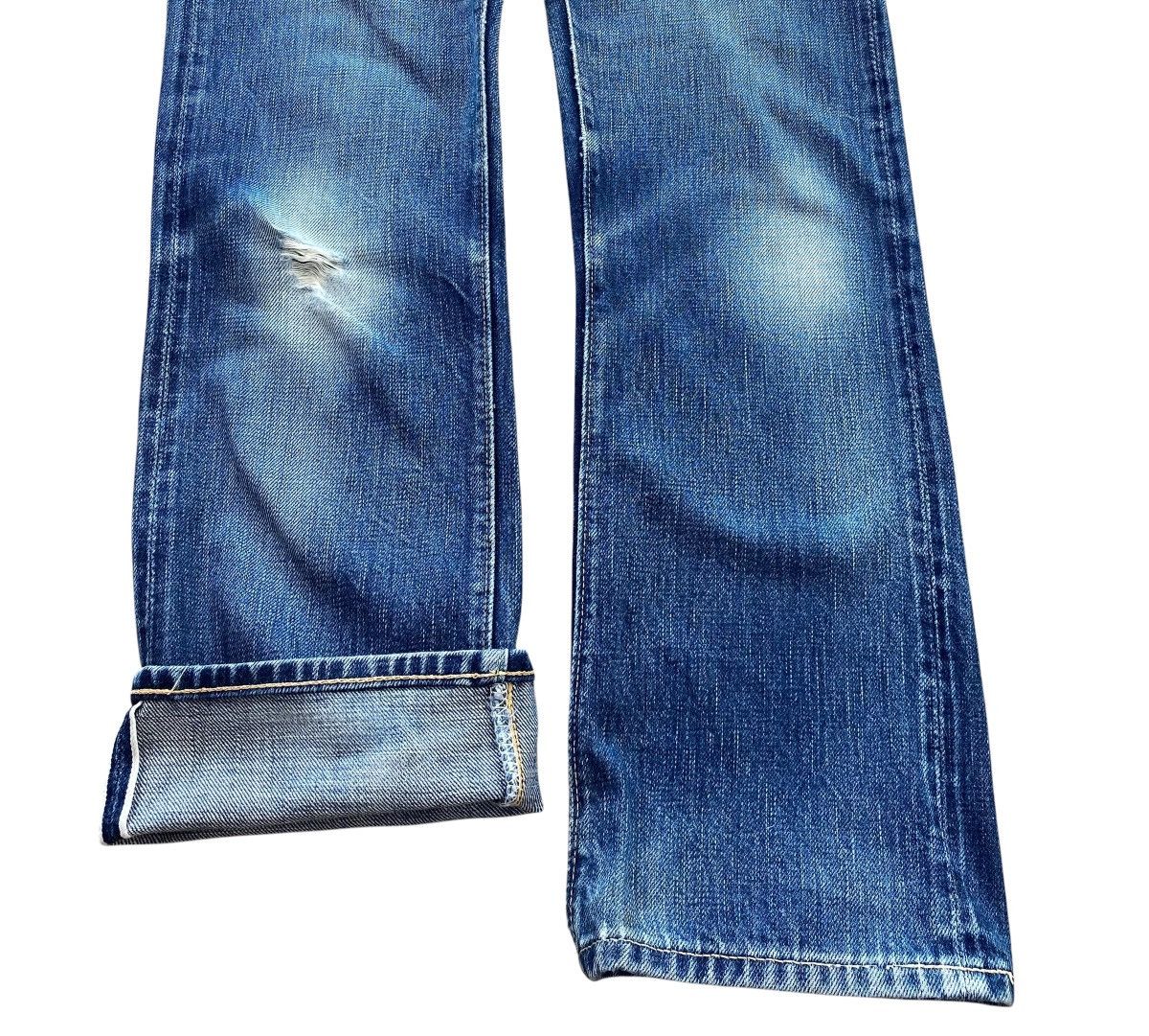 Full Count & Co. Full Count X Selvedge Blue Wash Style Straight Leg Jeans Size US 26 / EU 42 - 5 Thumbnail
