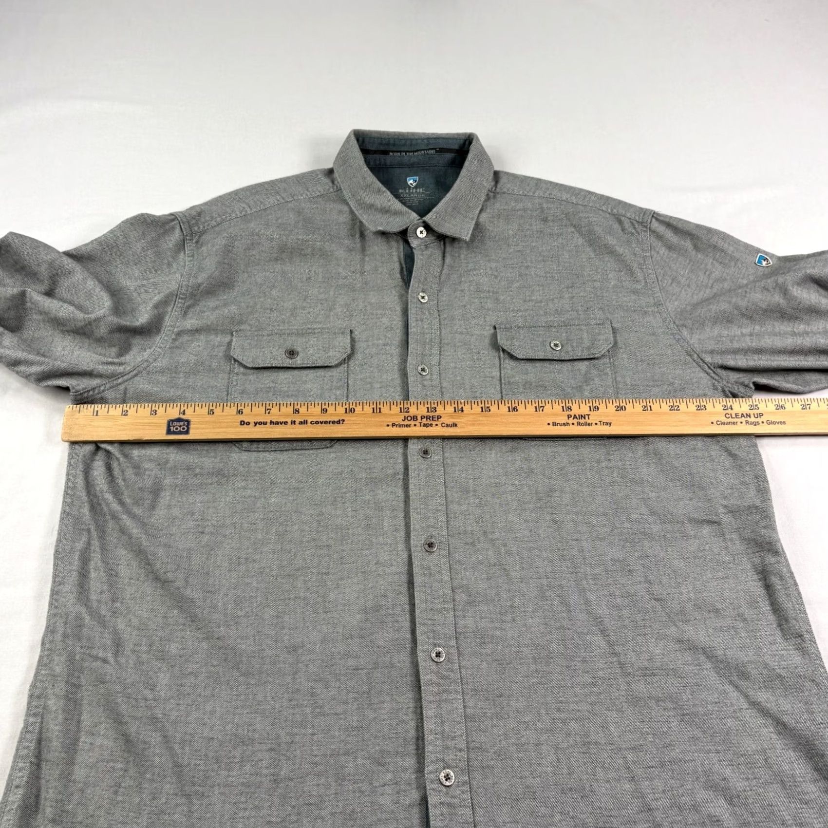 Vintage Kuhl Descendr Flannel Shirt Mens 2XL Gray Button Up Outdoor Hiking Trail Casual Shirt Mens 2XL Gray FLANNEL Button-Up Pockets Outdoor Size US XXL / EU 58 / 5 - 5 Thumbnail