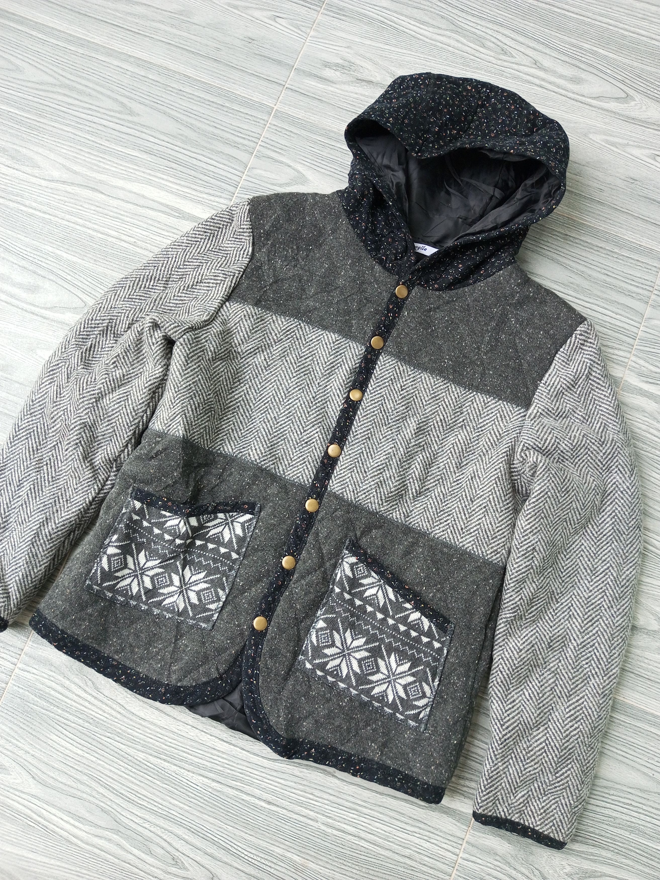 Isamu Katayama Backlash × Japanese Brand × KMRii Japanese Brand Agile Wool Button Down Jacket Size US M / EU 48-50 / 2 - 2 Thumbnail