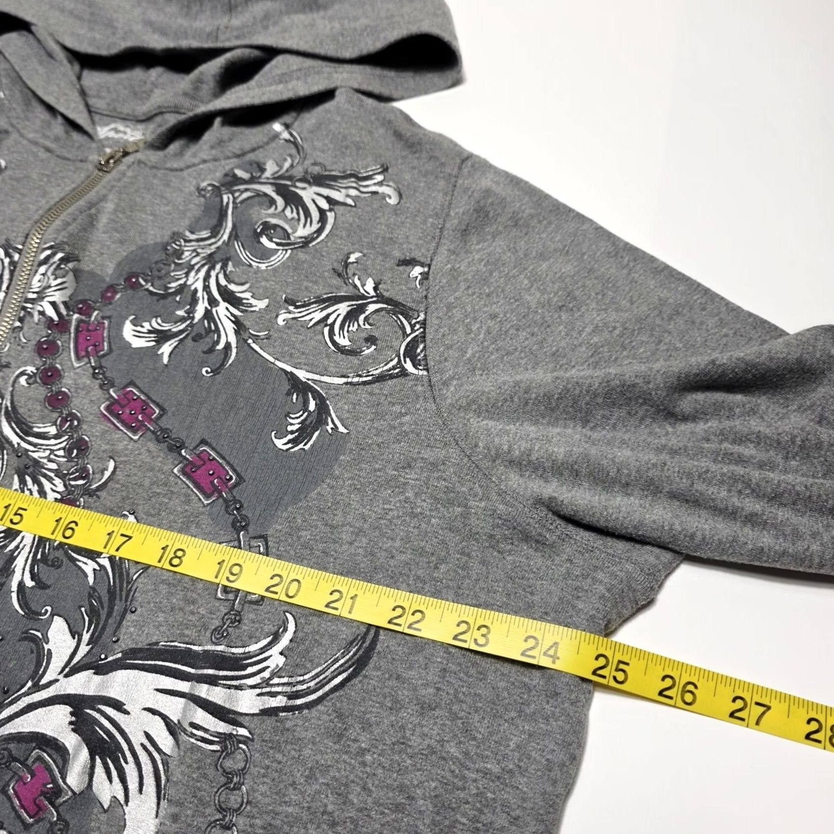Vintage VINTAGE Style&Co. Sport Hoodie 2XL Roll Tab Sleeve Women’s Full Zip Grunge Y2K, Activewear, Casual, Gray Size XXL / US 16-18 / IT 52-54 - 6 Thumbnail