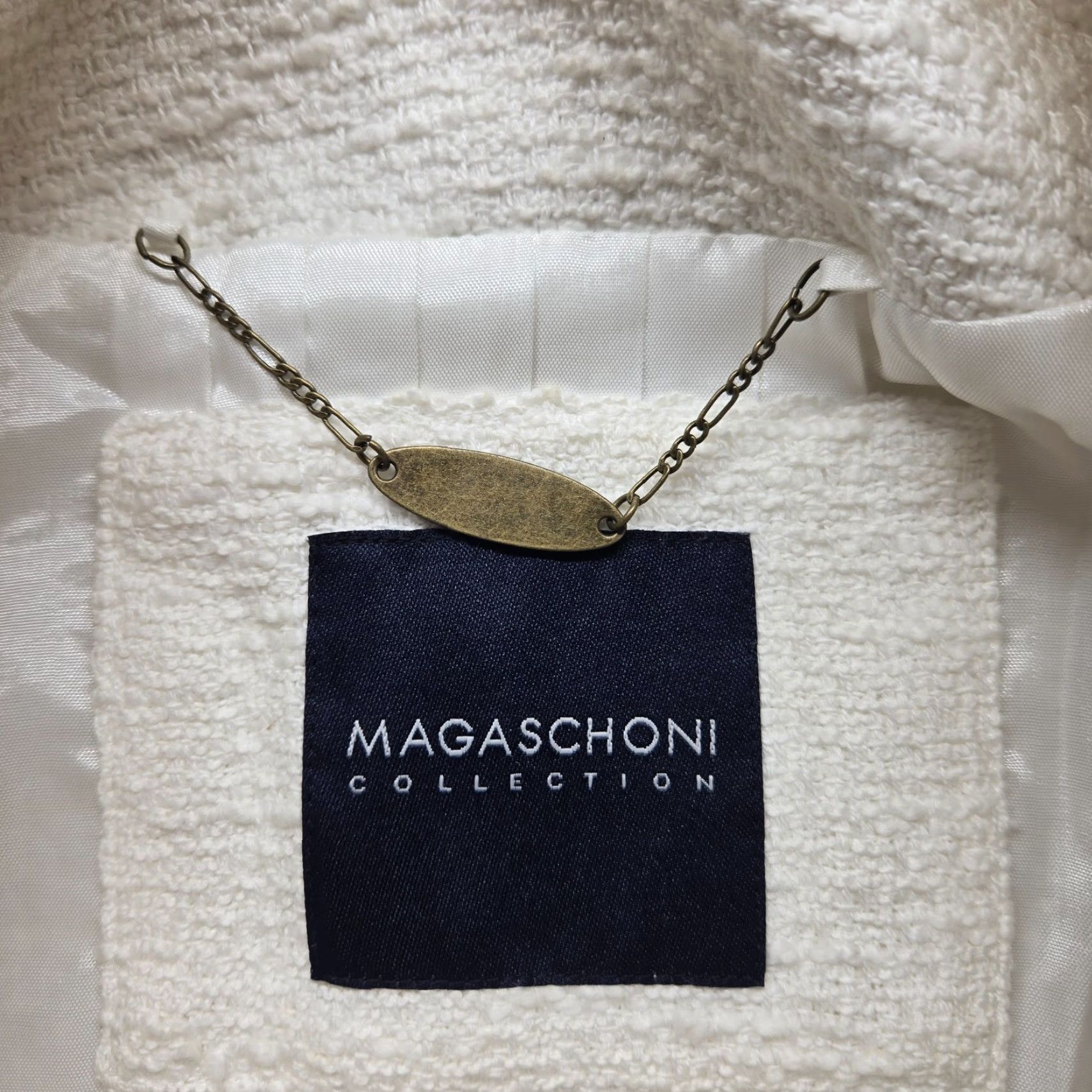 Vintage VINTAGE MAGASCHONI White Full Zip Up Jacket Coat Women XS Jacket 3-in-1 Full Zip Womens XS White Size XS / US 0-2 / IT 36-38 - 3 Thumbnail