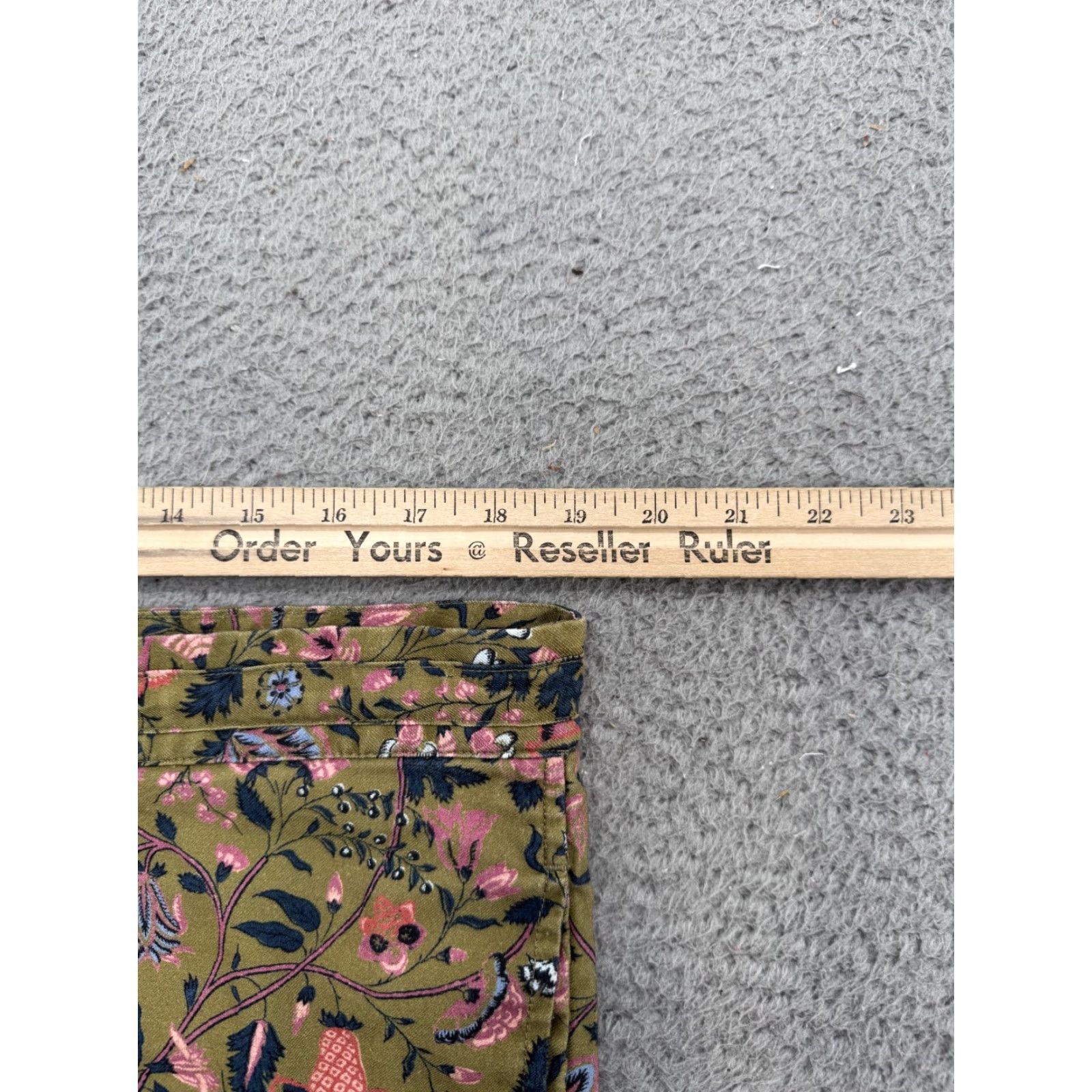 Vintage Sundance Pants Women's Floral Boho Wide Leg Pockets Size PM Petite Read Size 32" / US 10 / IT 46 - 6 Thumbnail