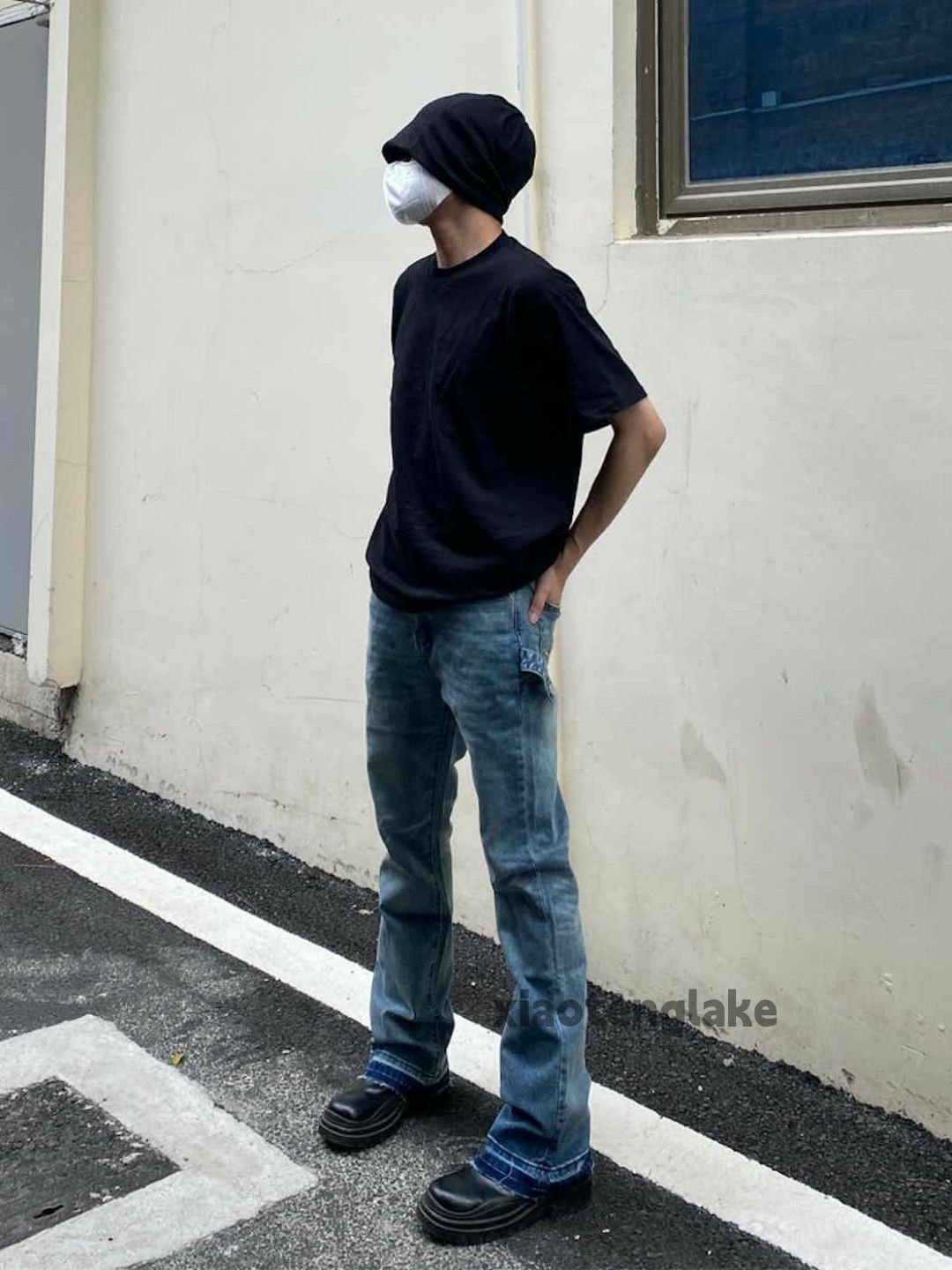 Jean × Vintage washed faded cleanfit yuppie bootcut punk flared jeans Size US 28 / EU 44 - 4 Thumbnail
