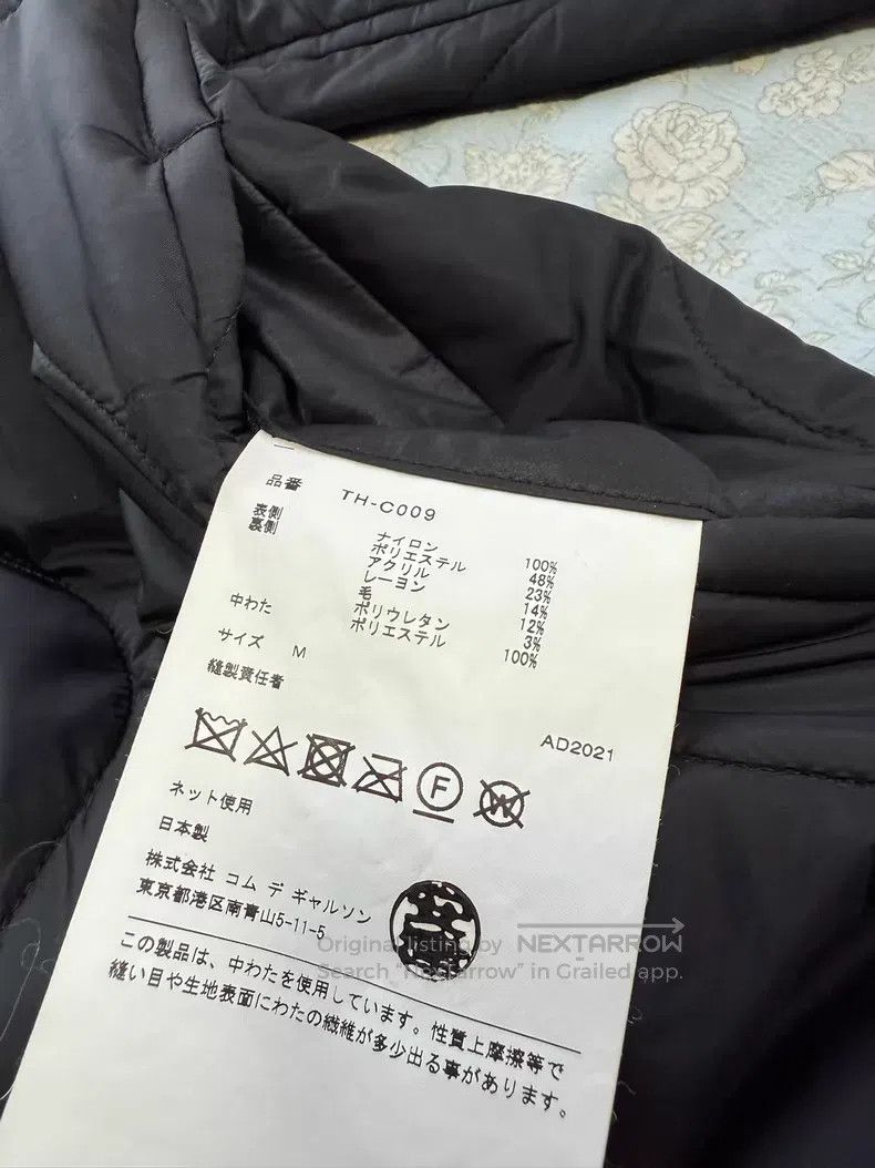 Comme des Garcons Comme Des Garcons Black Quilted Cotton Jacket Size M / US 6-8 / IT 42-44 - 9 Thumbnail