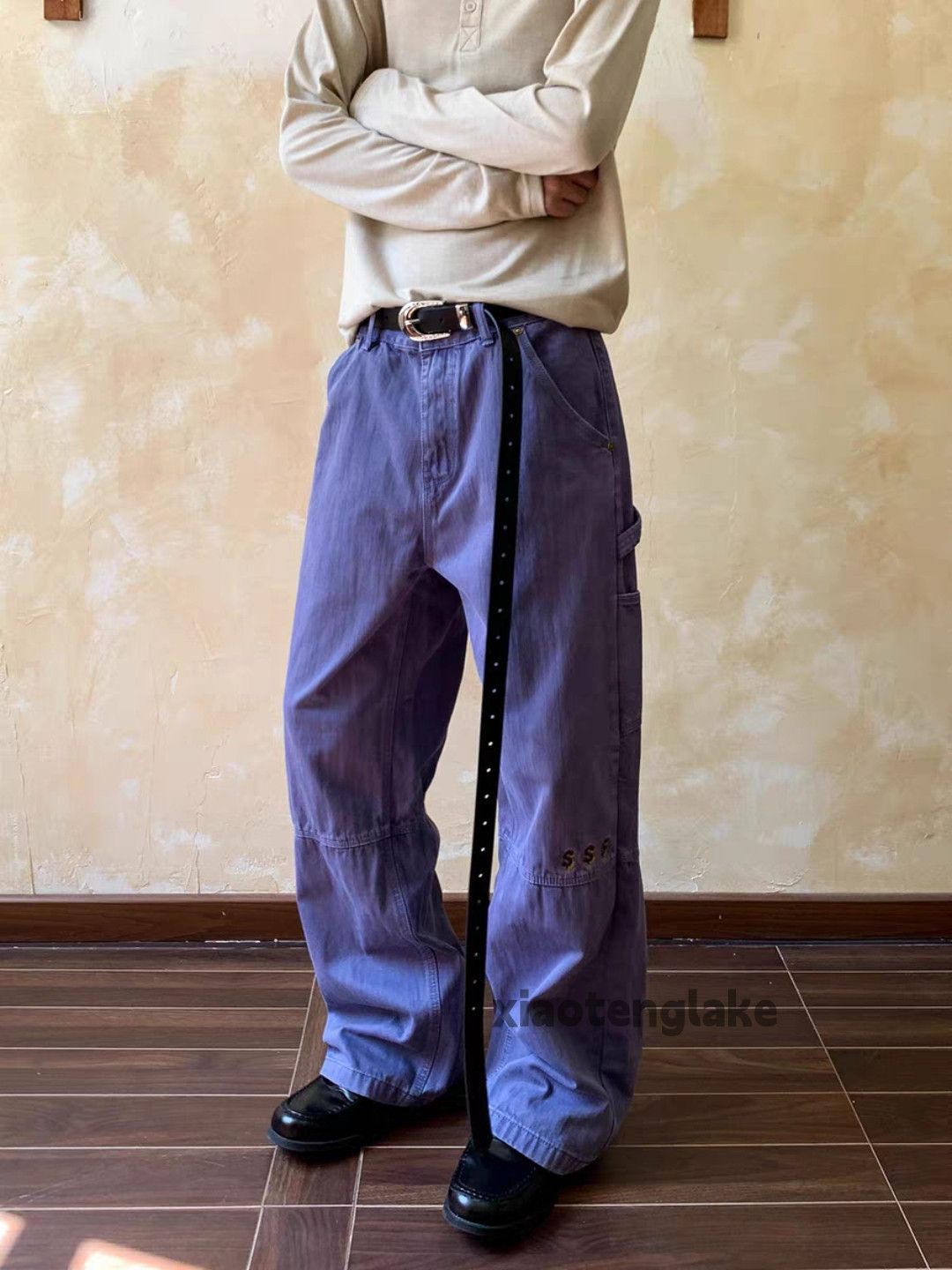 Vintage xtl washed faded vintage loose baggy workwear pants Size US 32 / EU 48 - 7 Thumbnail