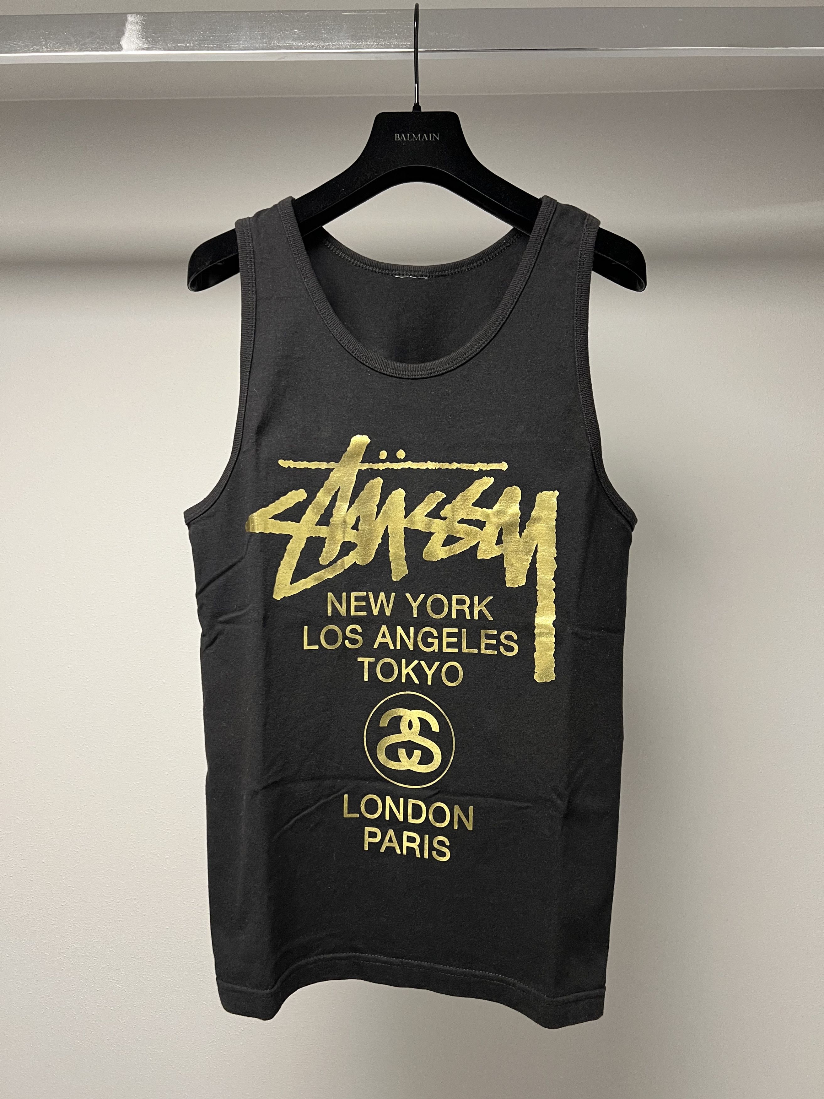 Stussy STUSSY NY / LA / TOKYO / LONDON / PARIS / Y2K TOUR, TANK TOP Size US M / EU 48-50 / 2 - 3 Thumbnail