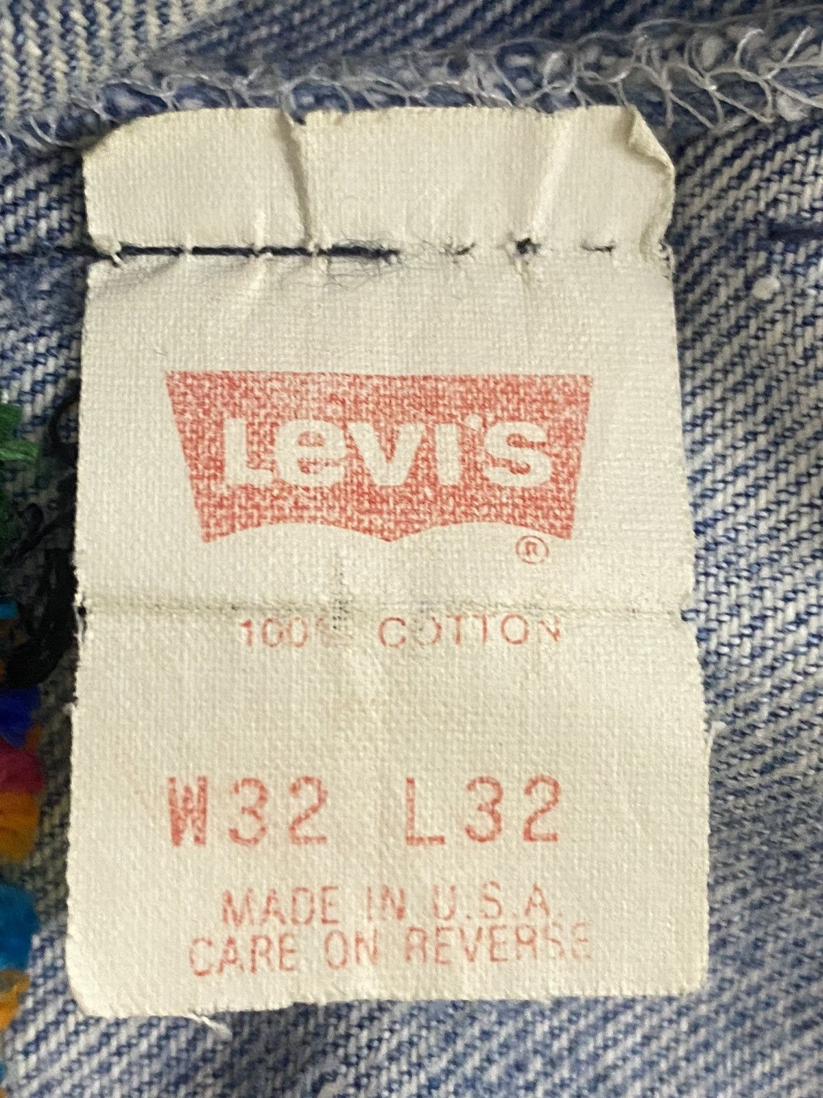 Levi's 💥LEVIS 501 90s REWORK INSPIRE BY KAPITAL BORO SASHIKO JAPAN Size US 32 / EU 48 - 23 Thumbnail