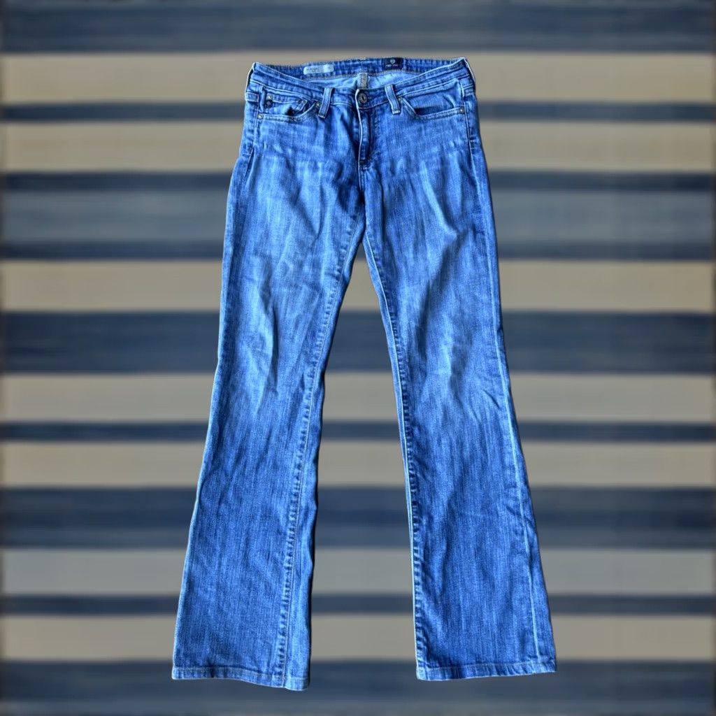Vintage AG Adriano Goldschmied The Angel Bootcut Denim Jeans Womens 26R Light Blue Size 26" / US 2 / IT 38 - 1 Thumbnail