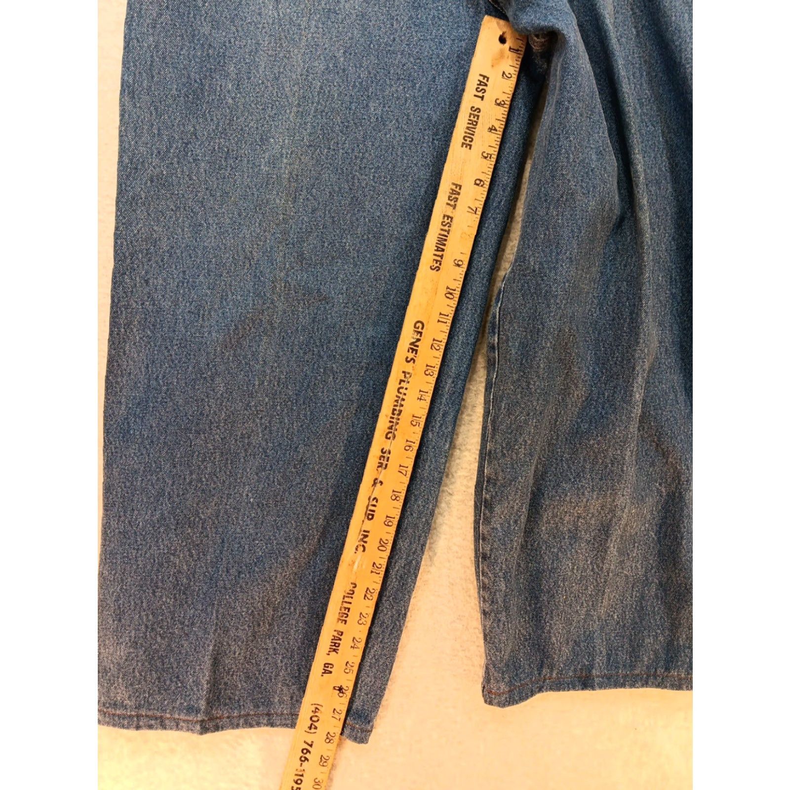 Vintage VINTAGE Iceberg Jeans Carpenter Mens 40 Blue Denim 5-Pocket Cargo Hip Hop Wide Leg Baggy Straight Italy 29in Inseam Size US 40 / EU 56 - 6 Thumbnail