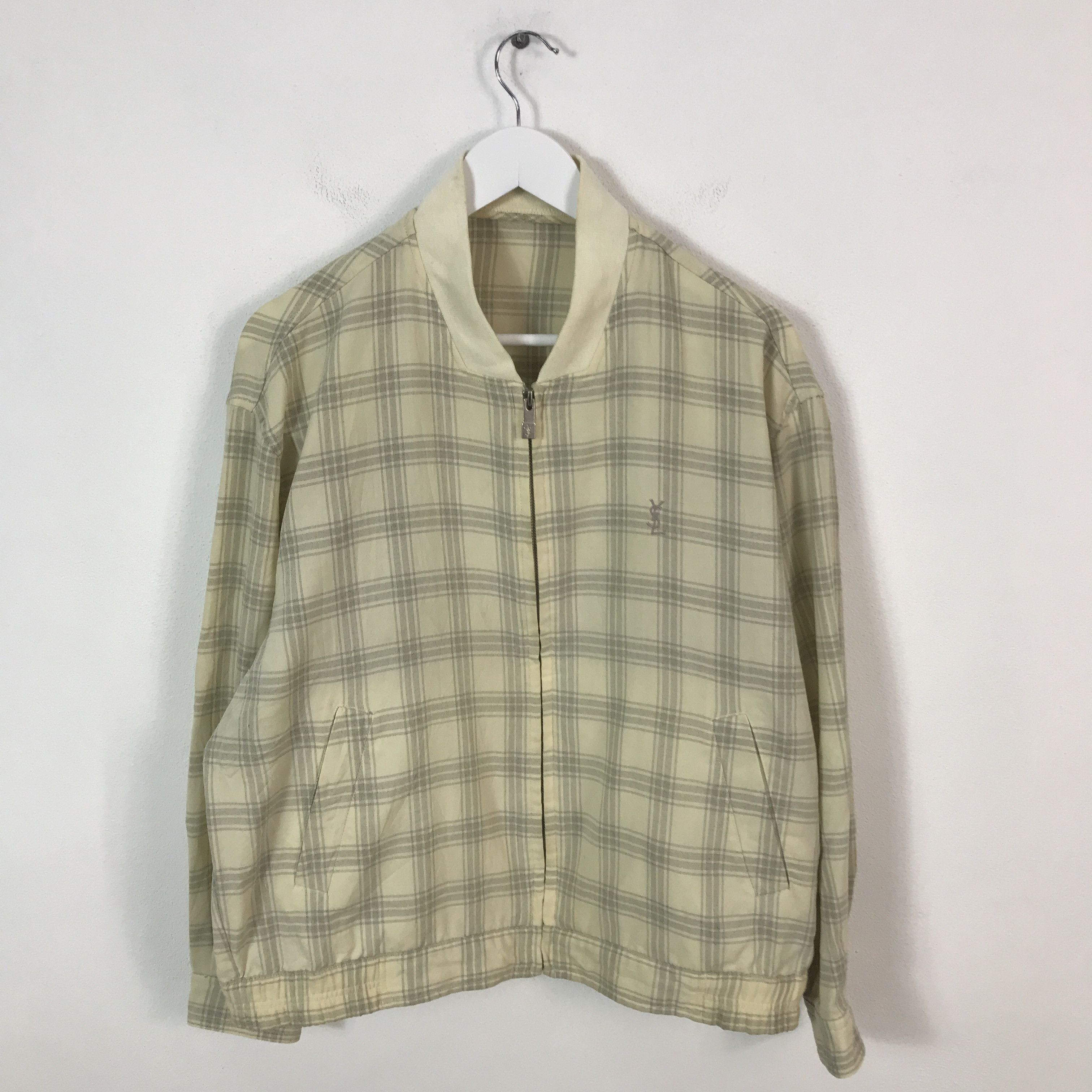 Designer × Yves Saint Laurent Yves Saint Laurent Zipper Jacket Size US L / EU 52-54 / 3 - 1 Thumbnail