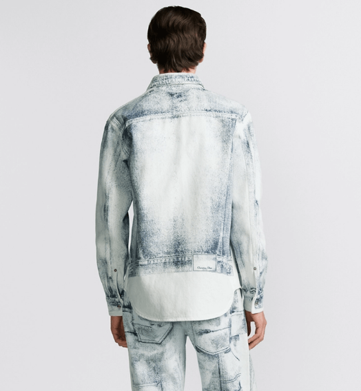 Dior o1w1db11225 413D58 MKII-Effect Overshirt in Blue Size US L / EU 52-54 / 3 - 6 Thumbnail