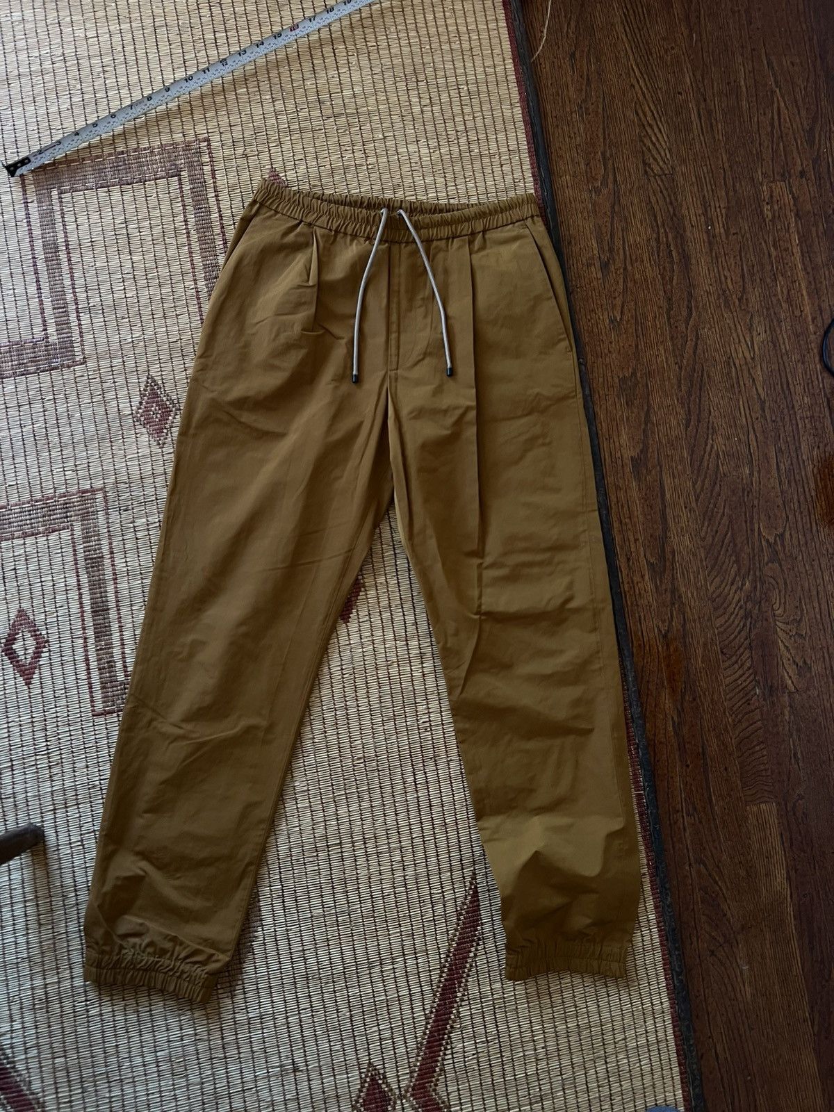 Dries Van Noten Dries Drawstring Nylon Joggers Size US 31 - 1 Thumbnail