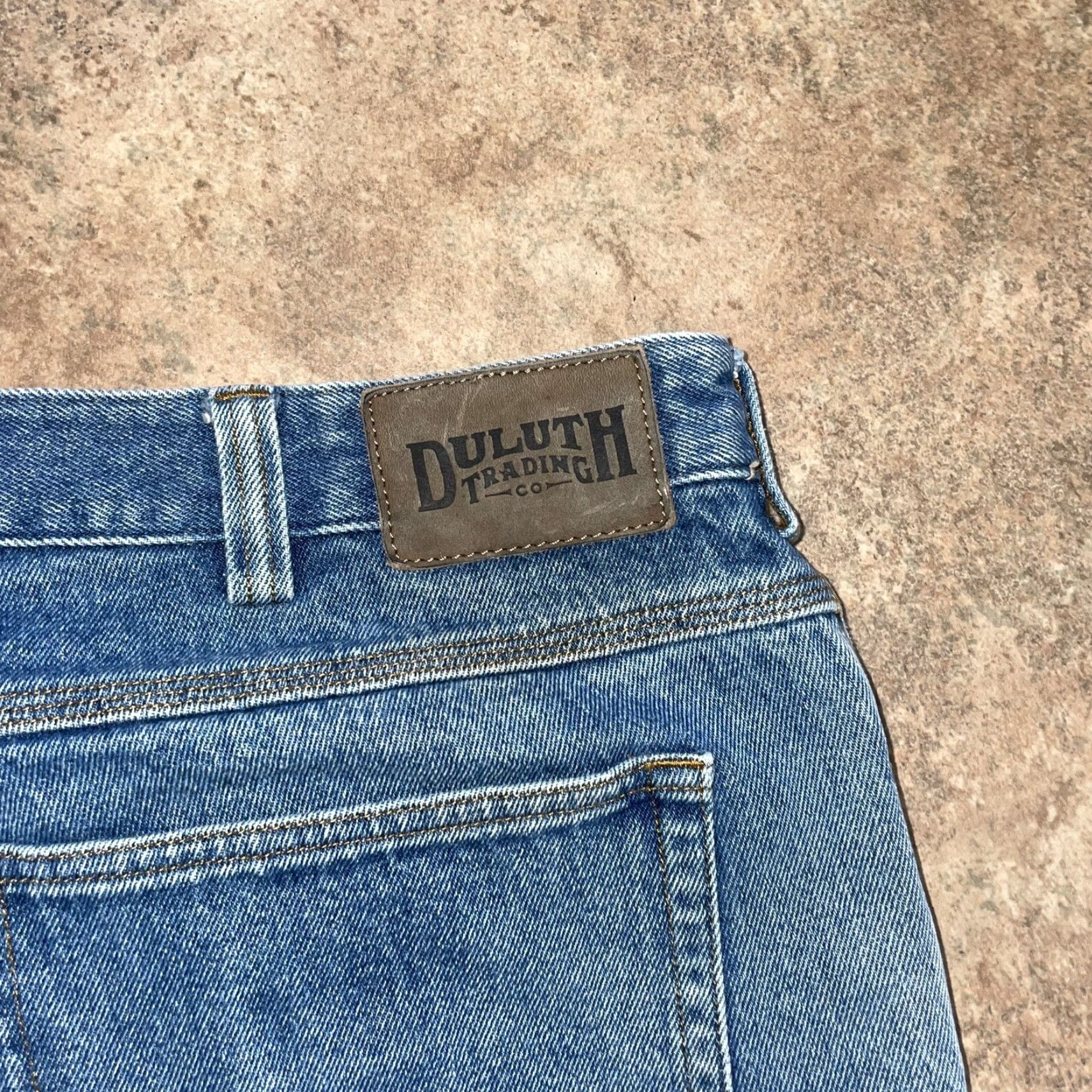 Vintage Duluth Mens Jeans Straight Inseam 28 Blue 40 28 Regular Cotton Mens Size US 40 / EU 56 - 6 Thumbnail