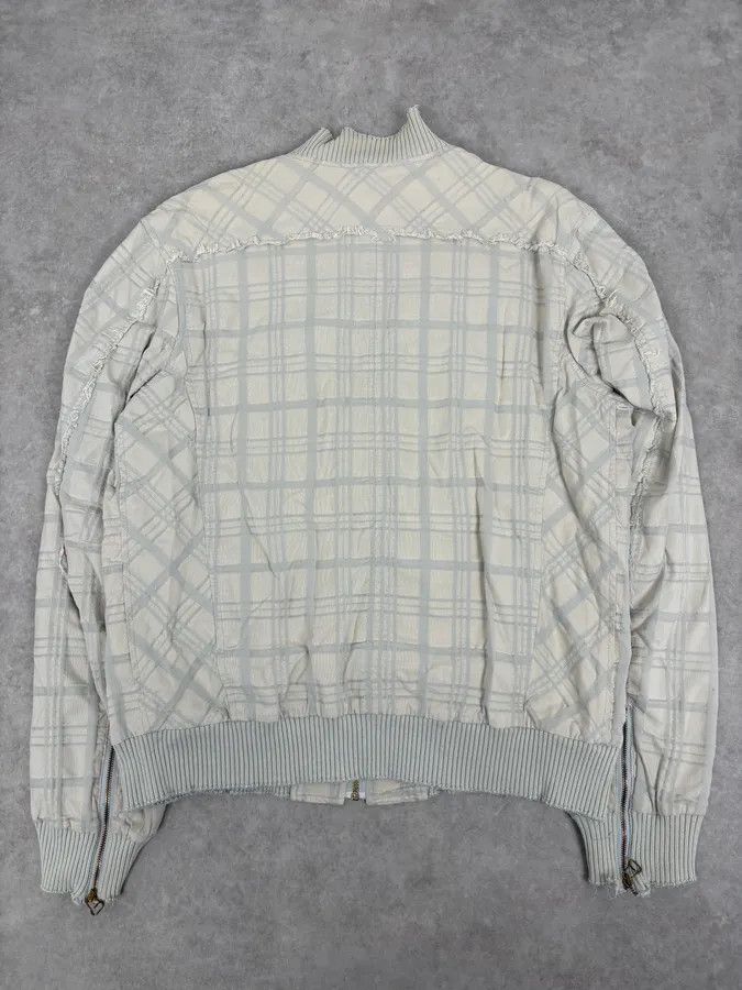 Diesel Diesel White Plaid Zip Jacket Size US M / EU 48-50 / 2 - 5 Thumbnail