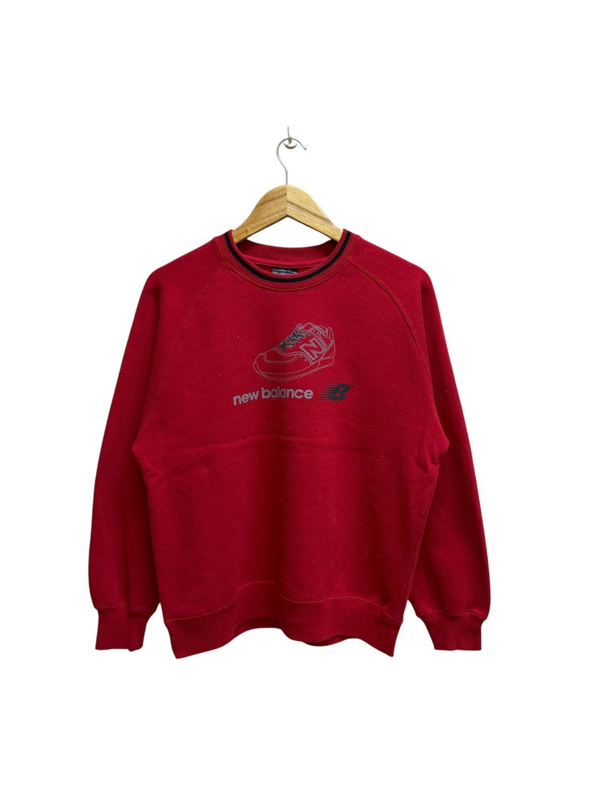 New Balance Vintage Y2K New Balance Biglogo Sweatshirt Size US S / EU 44-46 / 1 - 1 Thumbnail
