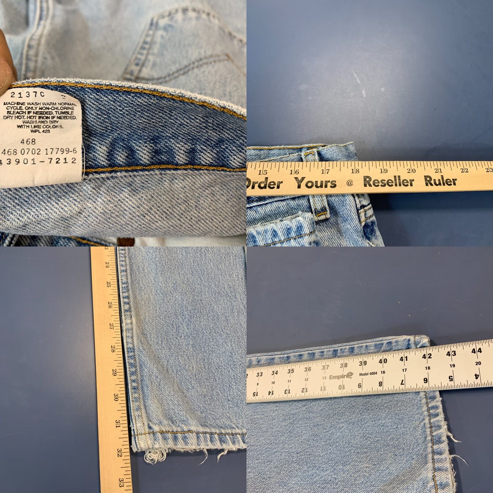 Levi's VINTAGE Levi's Jeans Mens Light Wash Relaxed Straight Denim Size 36X32 Y2K Size US 36 / EU 52 - 10 Thumbnail