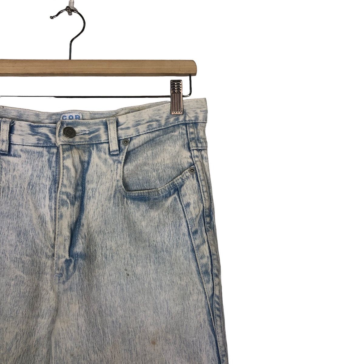 Blue Blue Japan 🔥90’s Acid Wash Distressed Denim Jeans Corni-Che Kapital Size US 30 / EU 46 - 5 Thumbnail