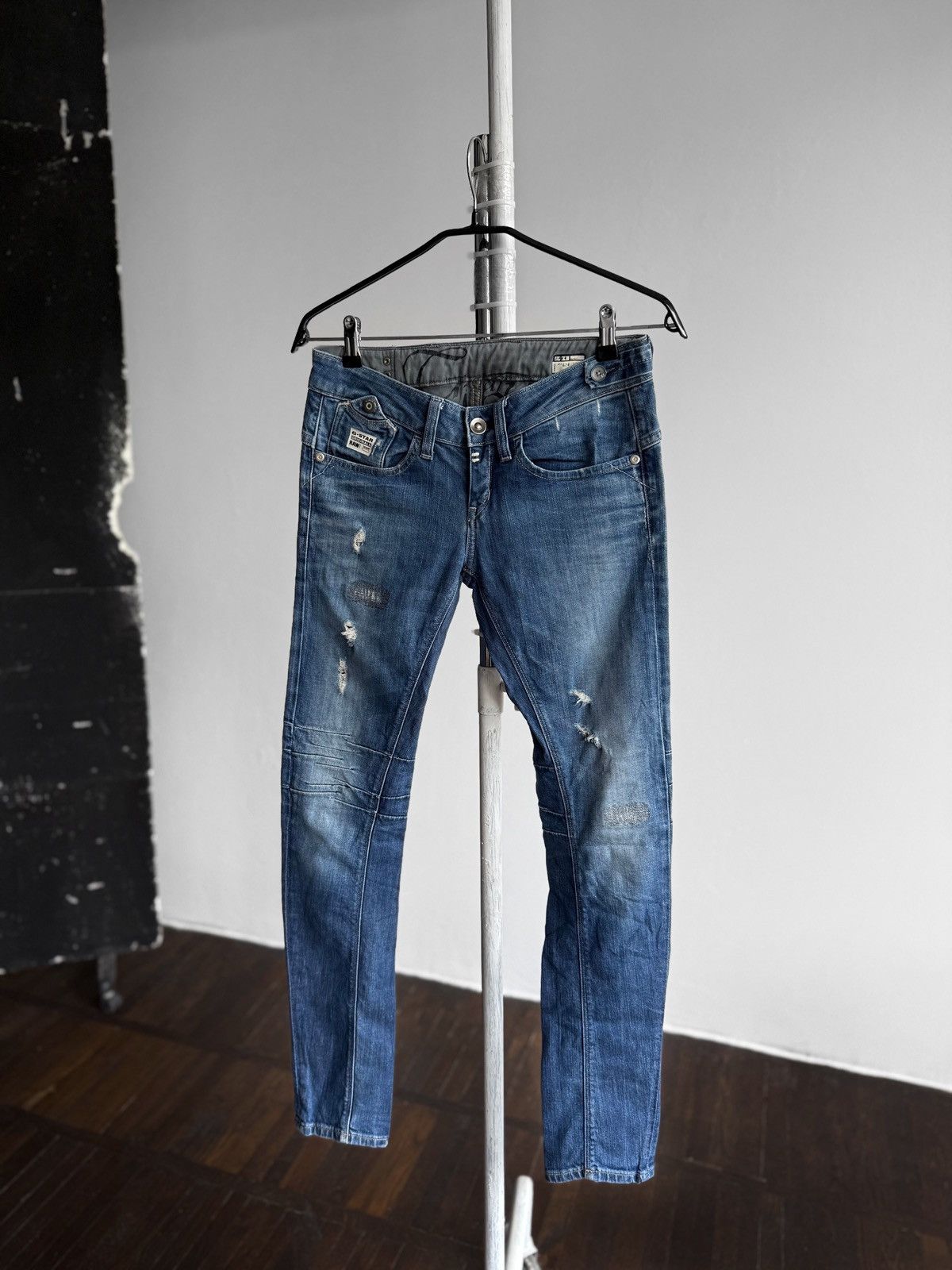 G-Star G-Star Raw Womens Decenter Tapered Blue Denim Jeans Regular Size 27" / US 4 / IT 40 - 1 Thumbnail