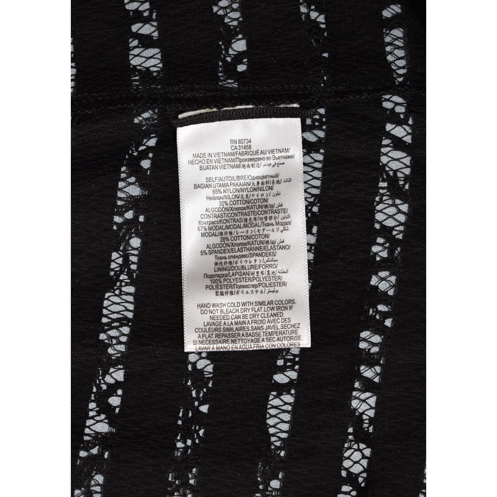 Bcbgmaxazria BCBG MAXAZRIA Cotton/Nylon Blend Lace Bomber Jacket S $198 Size S / US 4 / IT 40 - 5 Thumbnail