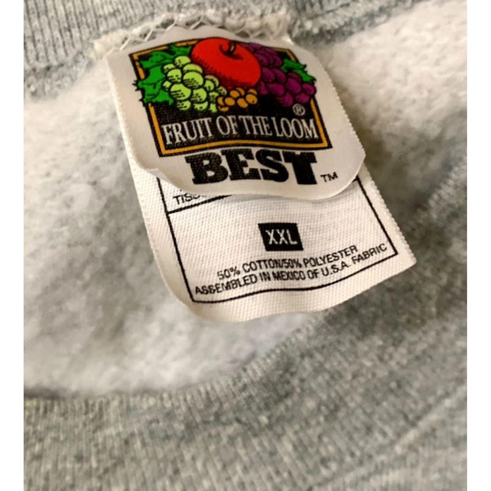 Fruit Of The Loom VINTAGE 90s Minnesota Threshing Bee Pullover Sweatshirt Mens 2XL Gray Size US XXL / EU 58 / 5 - 4 Thumbnail
