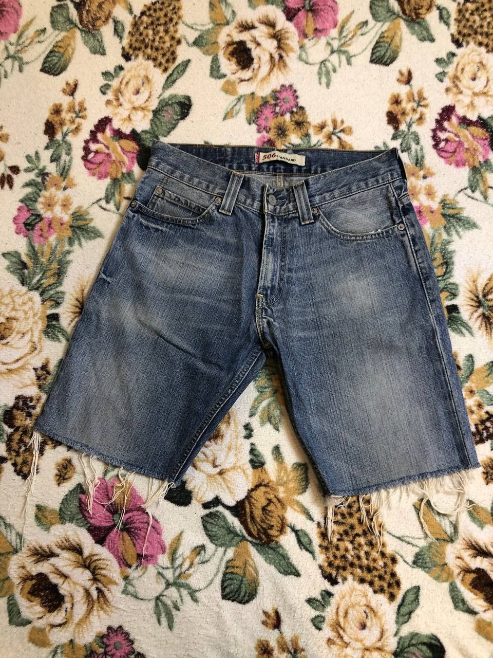 Levi's Levi's 506 standard blue jeans shorts vintage Size US 31 - 1 Thumbnail